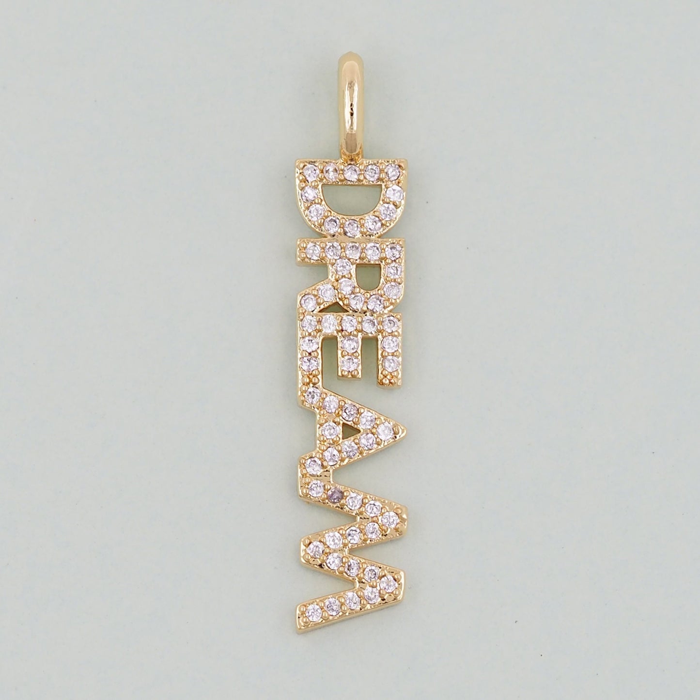 Gold Dream Charms,18K Gold Filled Dream Pendant,Dream Charm Bracelet Necklace for DIY Jewelry Making Supply