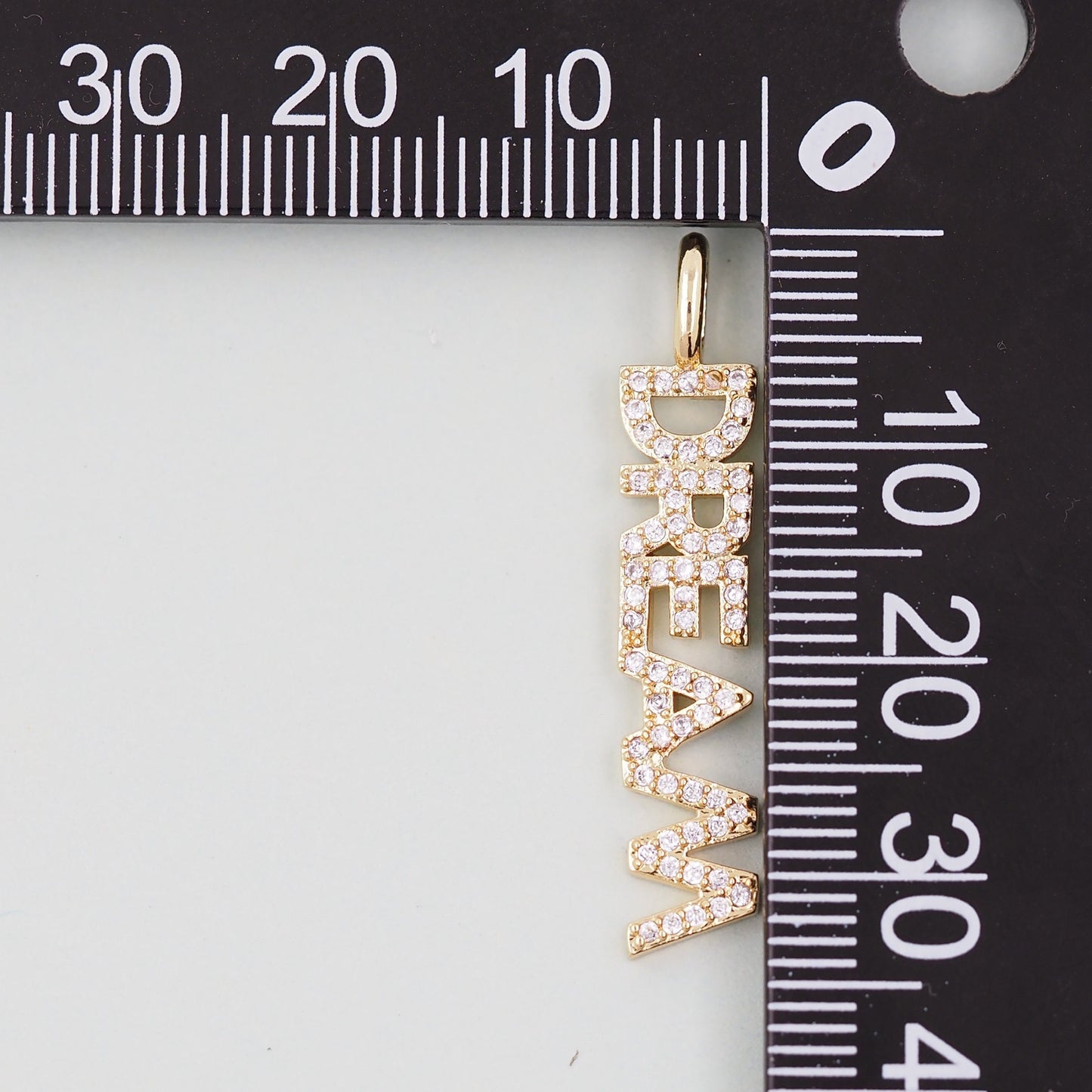 Gold Dream Charms,18K Gold Filled Dream Pendant,Dream Charm Bracelet Necklace for DIY Jewelry Making Supply