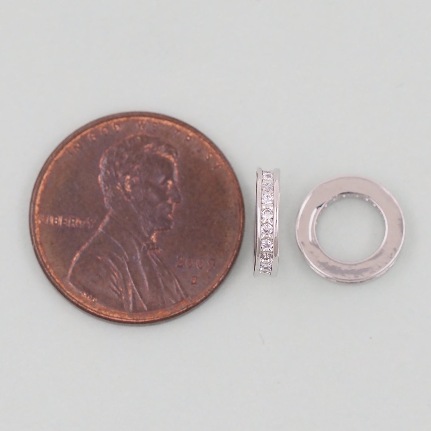 Gold Flat Round Beads Charms,18K Gold Filled barrel spacer beads Bracelet Necklace for DIY Jewelry Making Supply