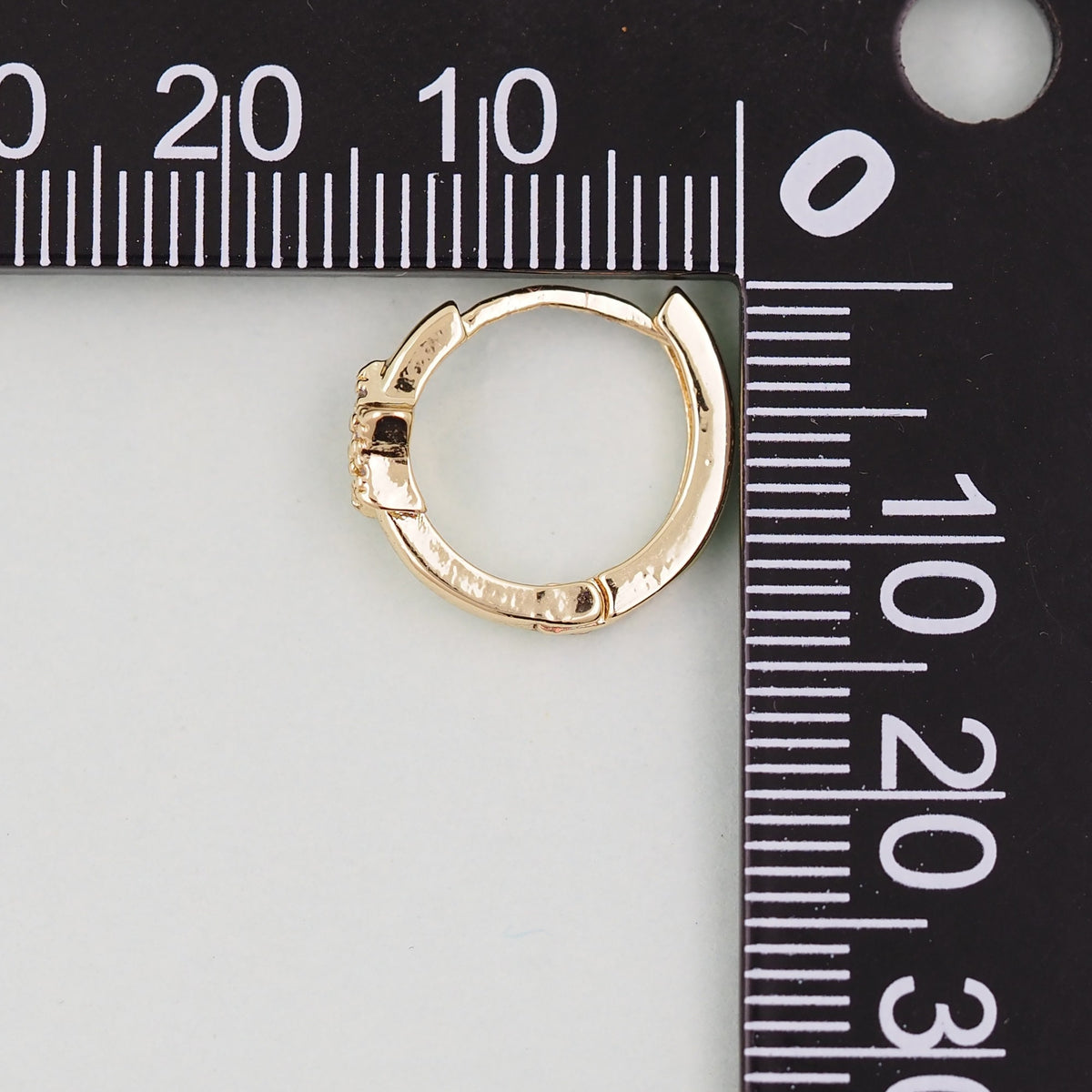18K Gold Filled Star Huggie Hoop Earrings for Jewelry Making