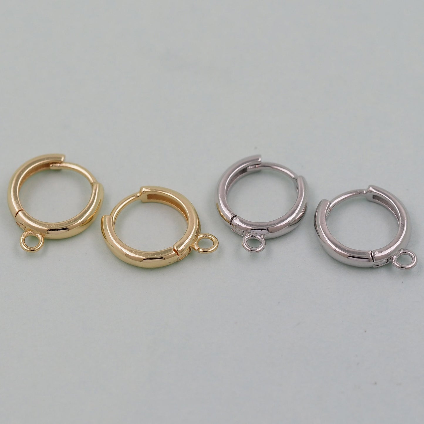 1pair 18K Gold Filled Hoops Earrings,Gold Earrings,Dainty Hoops Huggie,Gold Huggies Hoop Earrings