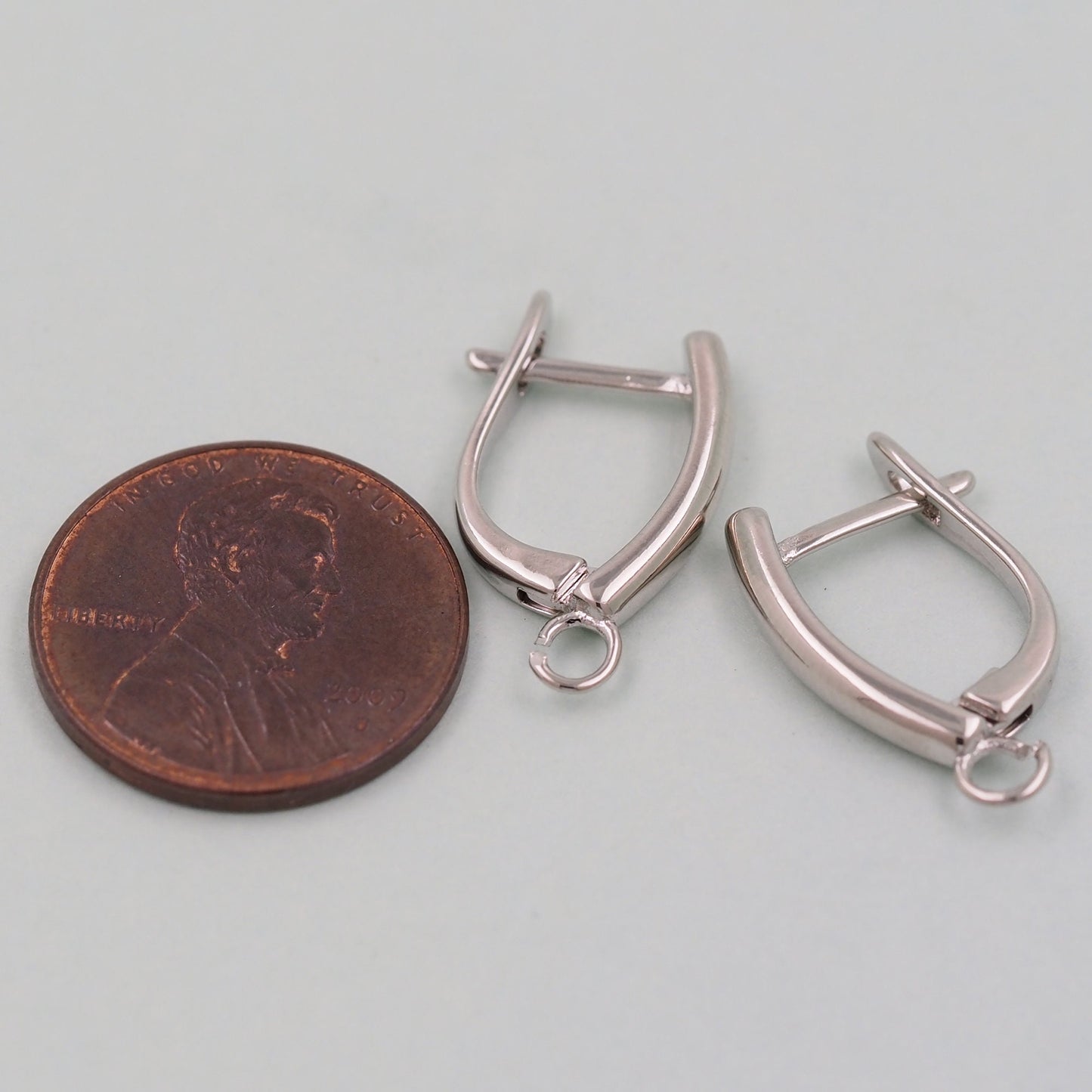 1pair 18K Gold Filled earring components,Gold Earrings,Dainty Hoops Huggie,Gold Huggies Hoop Earrings