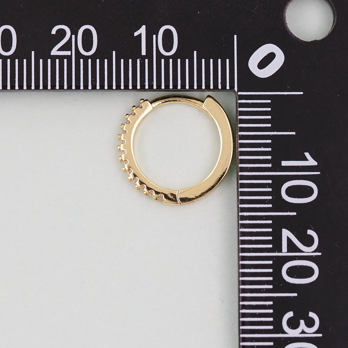 18K Gold Filled Huggie Hoop Earrings for Jewelry Making