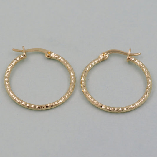 1pair 18K Gold Filled thin Hoops Earrings,Gold Earrings,Dainty Hoops Huggie,Gold Huggies Hoop Earrings 25mm
