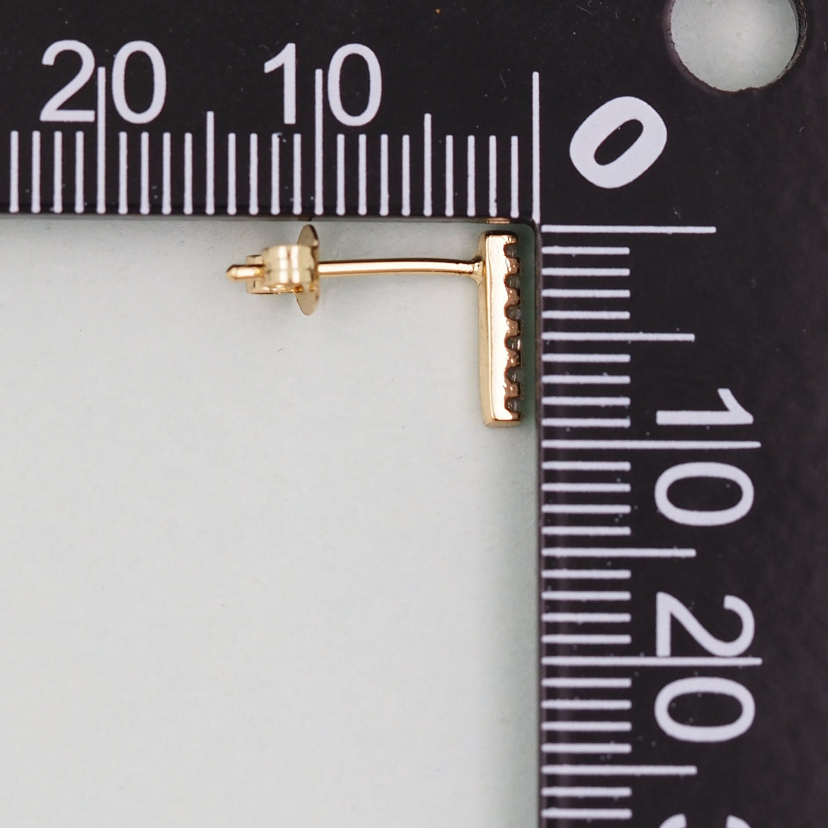 1pair 18K Gold Filled strip bar Earrings,Gold Earrings,Dainty Earrings