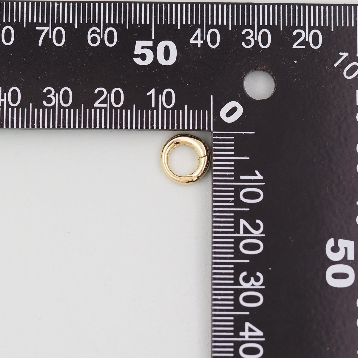 18K Gold Filled Round Clasp 17.5 mm, 14.5 mm for Jewelry Making