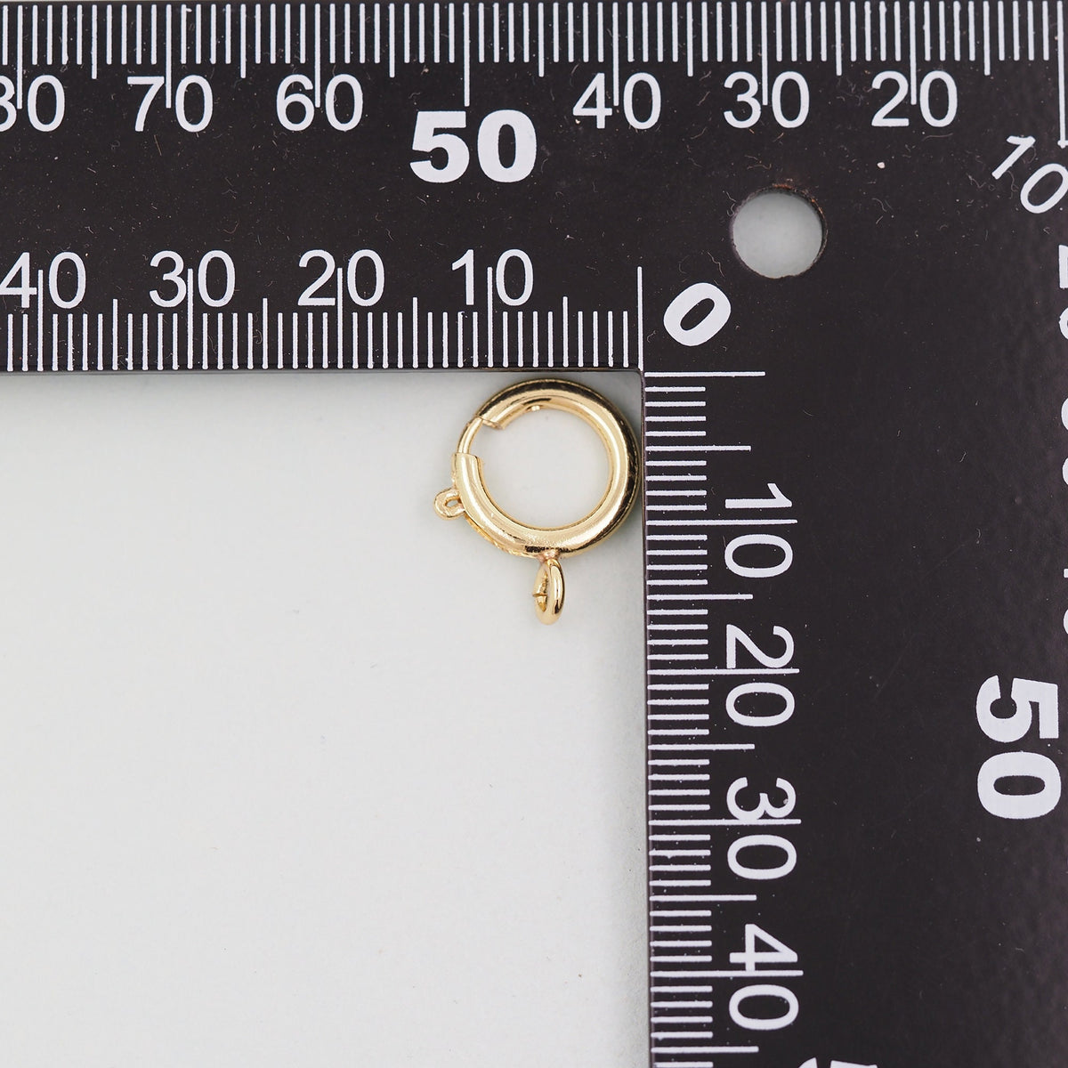 18K Gold Filled Round Clasp 12 mm, 10 mm for Jewelry Making