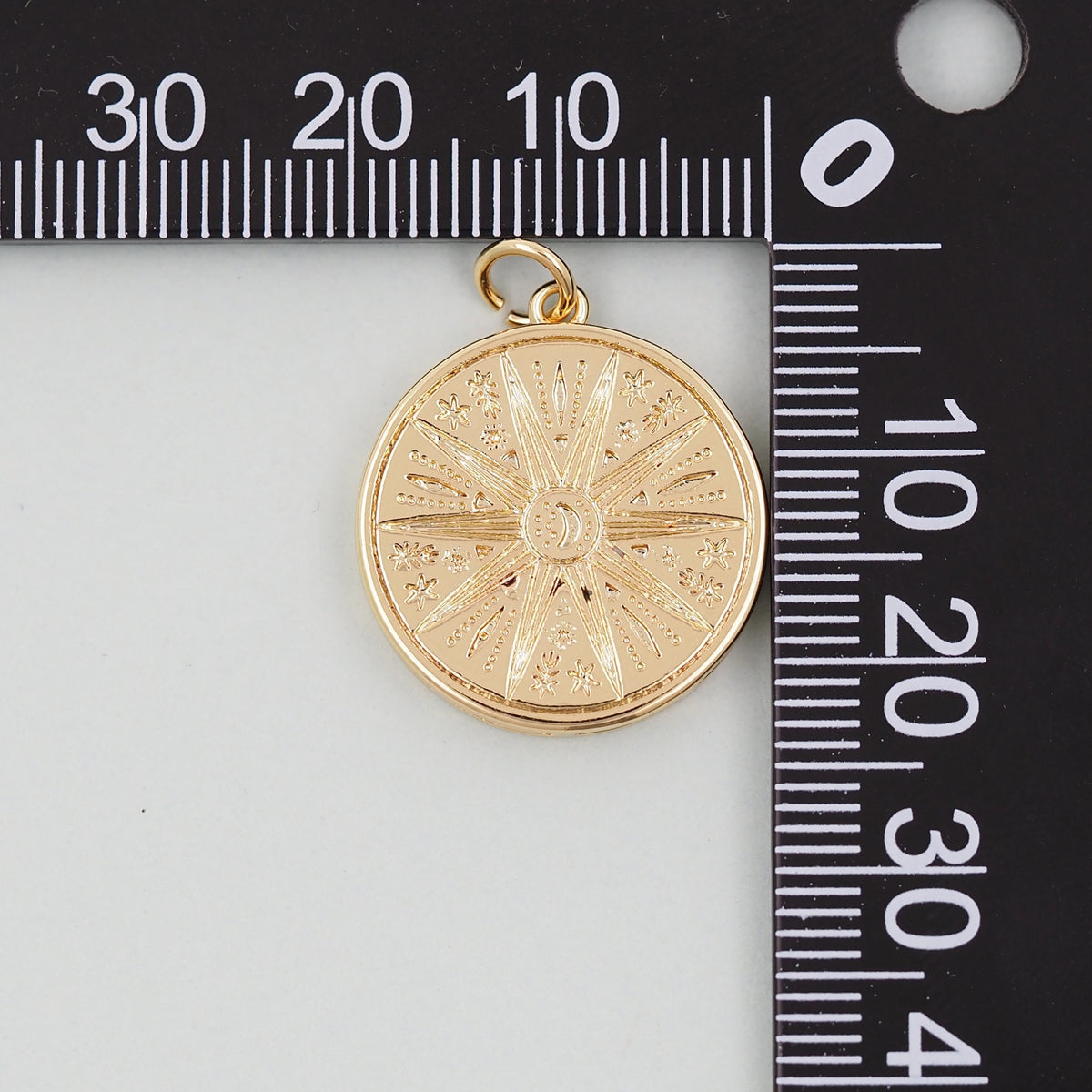 Gold North Star Charms,18K Gold Filled North Star Pendant,North Star Charm Bracelet Necklace for DIY Jewelry Making Supply