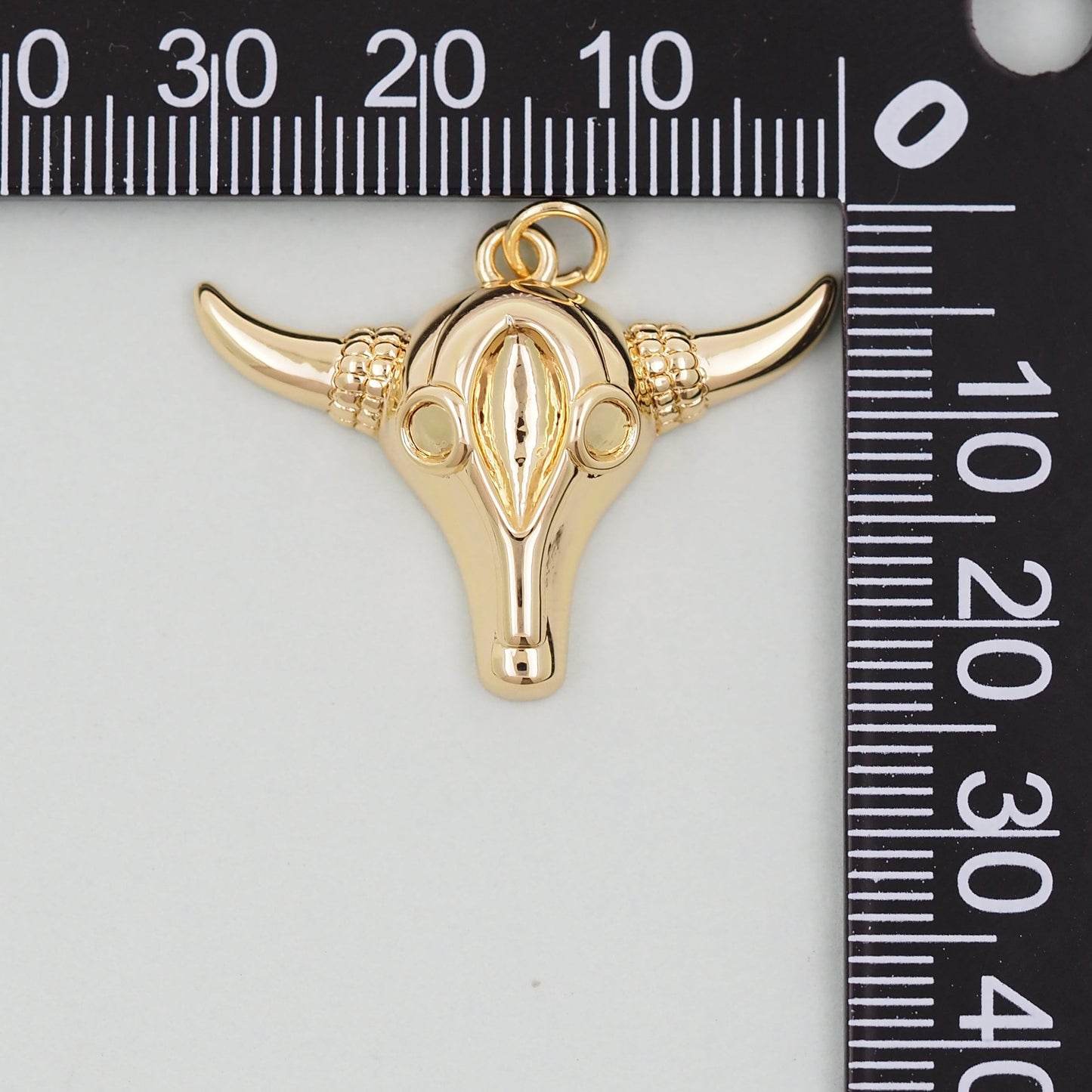 Gold Cow Charms,18K Gold Filled Cow Pendant,Cow Charm Bracelet Necklace for DIY Jewelry Making Supply