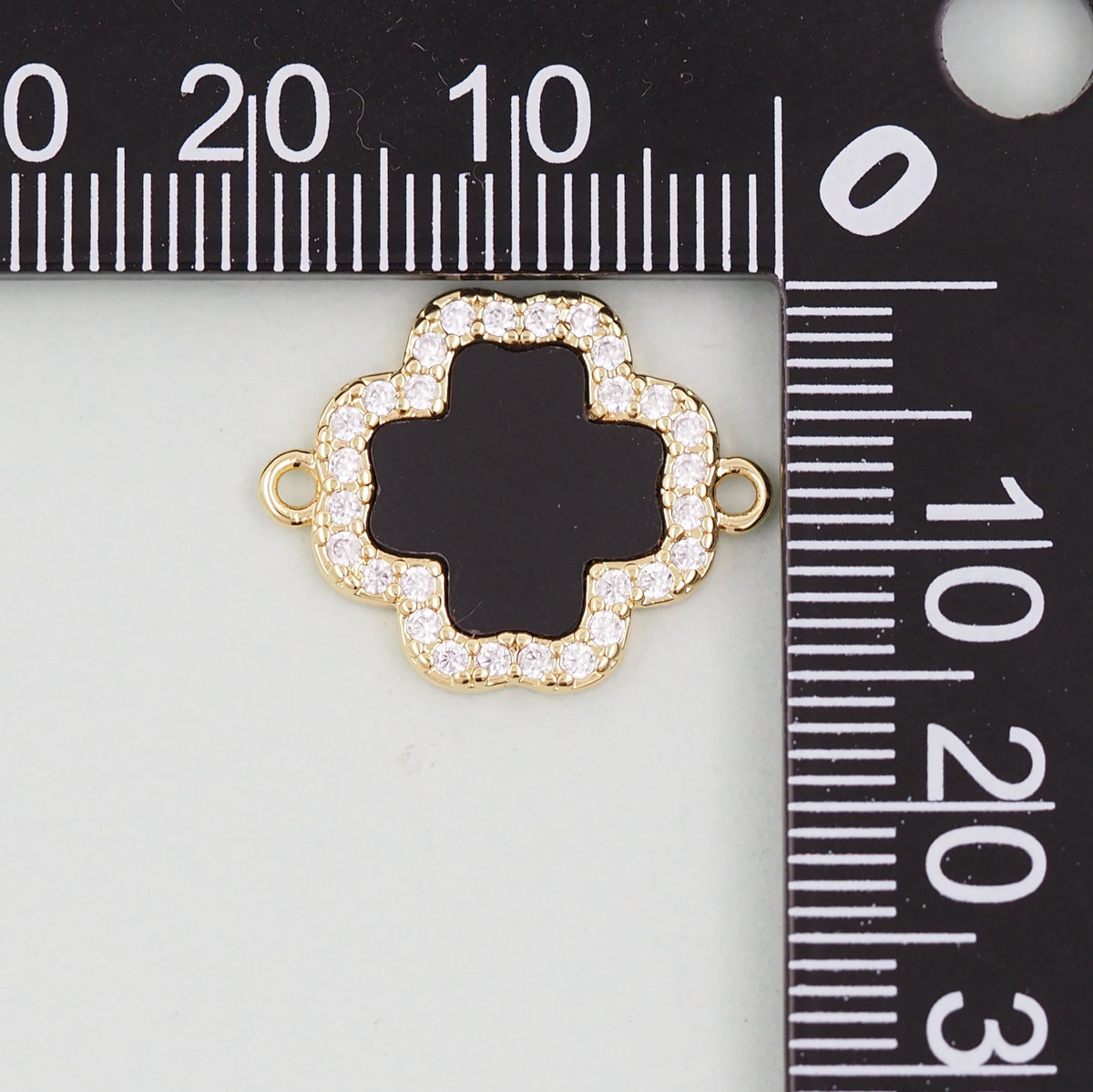 Gold Flower Charms,18K Gold Filled Flower Pendant,Flower Connector Charm Bracelet Necklace for DIY Jewelry Making Supply