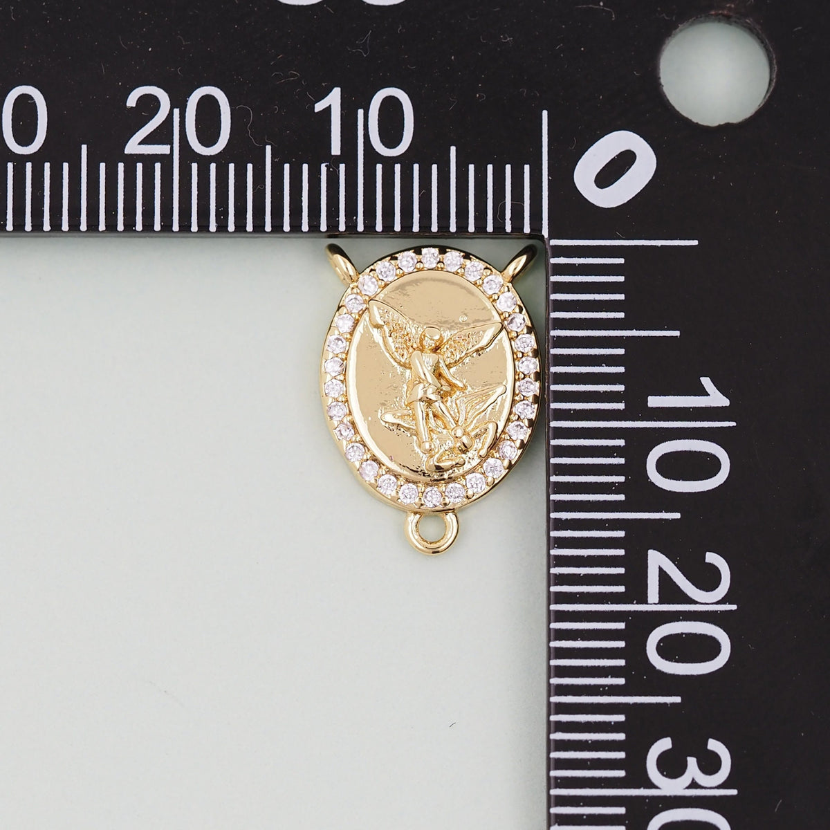 18K Gold Filled Angel Charm Pendant for Jewelry Making