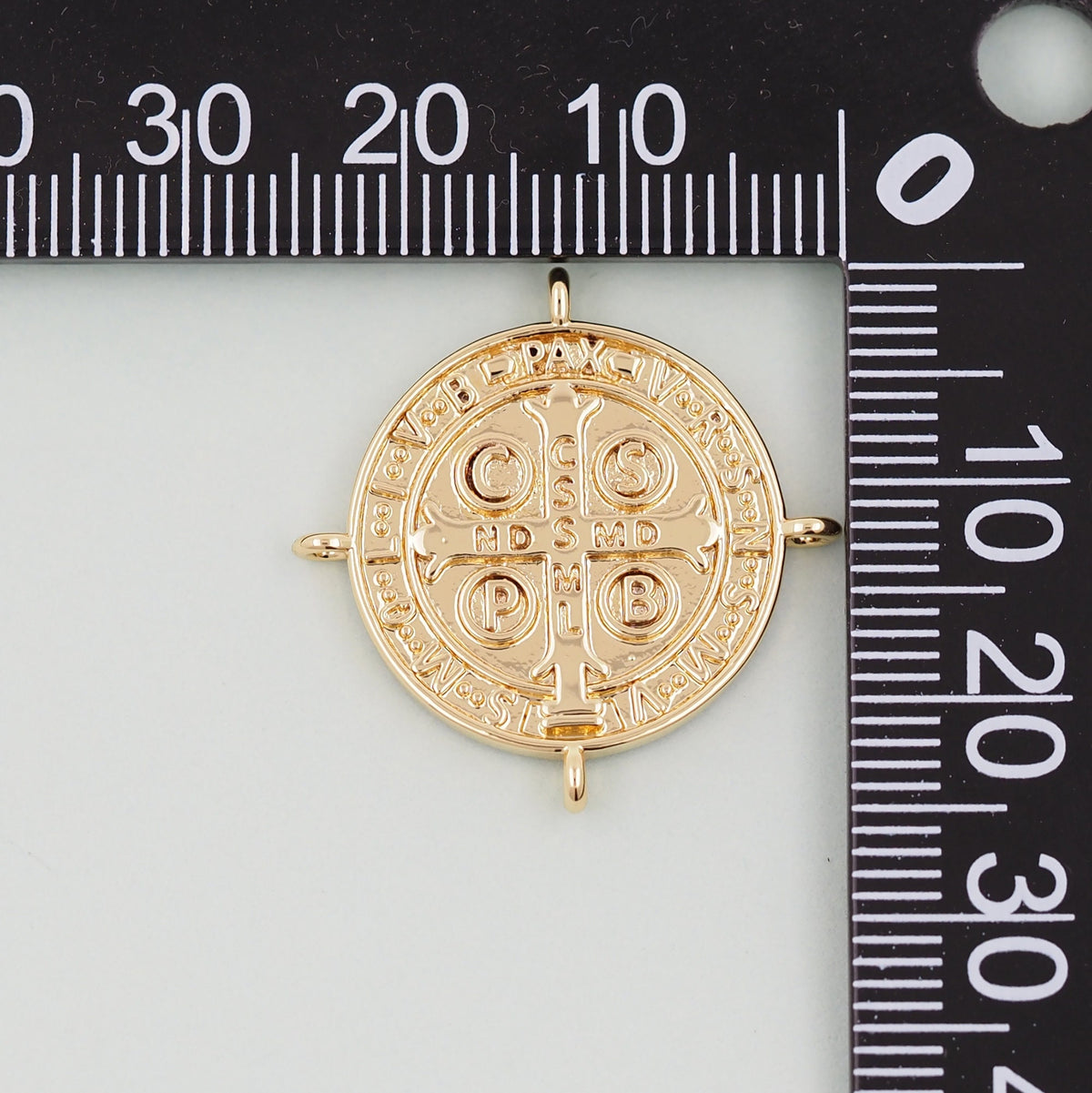 18K Gold Filled Cross Charm Pendant for Jewelry Making