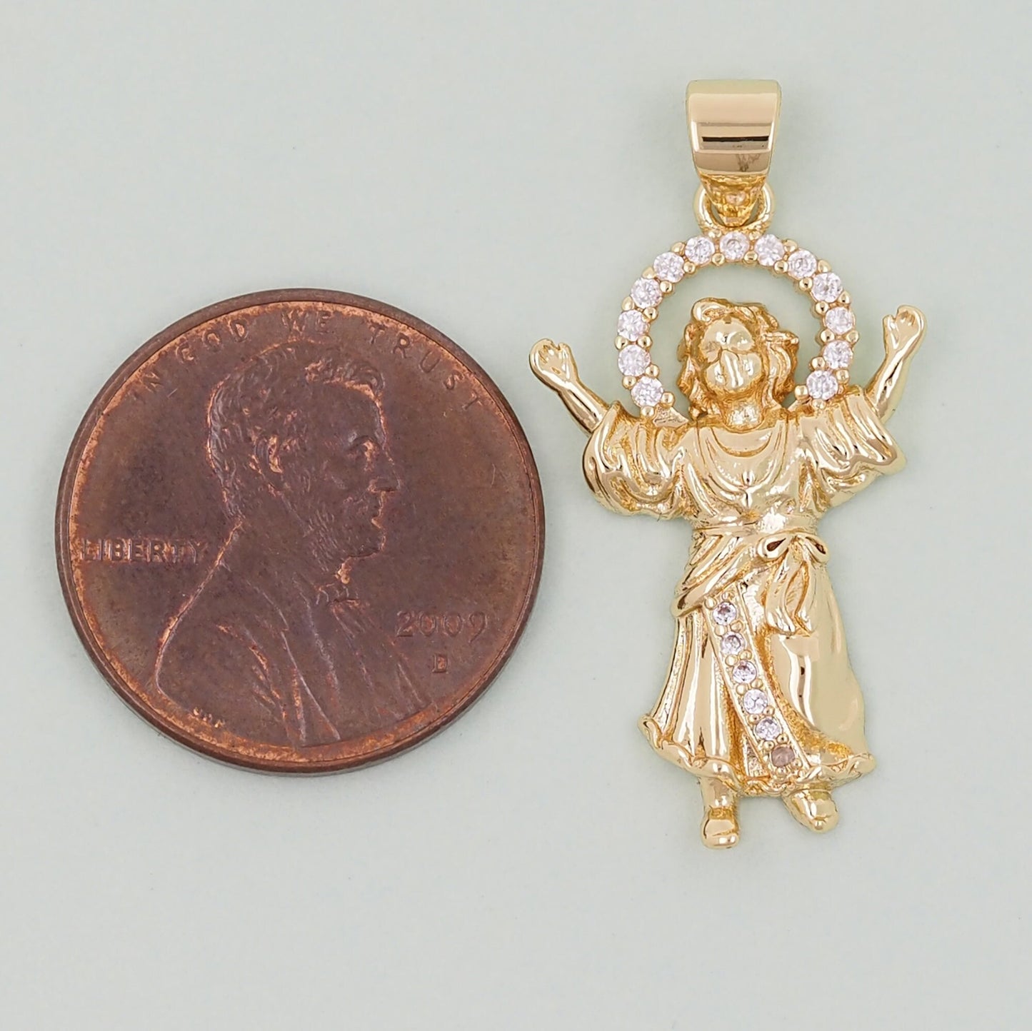 Gold religion Charms,18K Gold Filled religion Pendant,holy Charm Bracelet Necklace for DIY Jewelry Making Supply