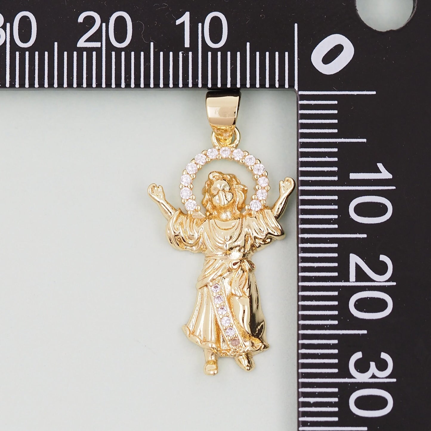 Gold religion Charms,18K Gold Filled religion Pendant,holy Charm Bracelet Necklace for DIY Jewelry Making Supply