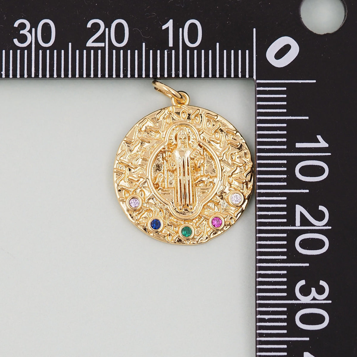Gold virgin mary Charms,18K Gold Filled virgin mary Pendant,virgin mary Charm Bracelet Necklace for DIY Jewelry Making Supply