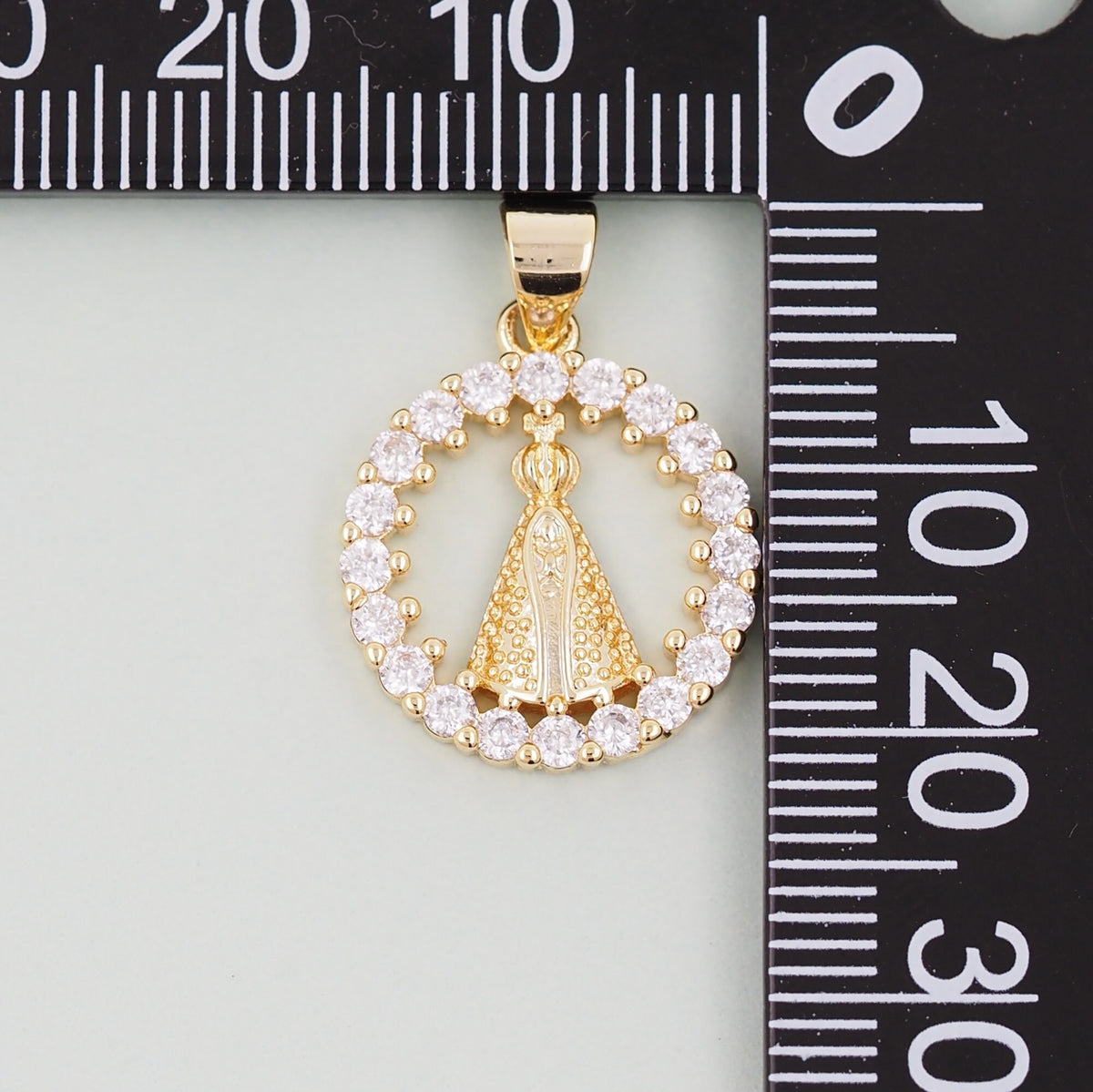Gold virgin mary Charms,18K Gold Filled virgin mary Pendant,virgin mary Charm Bracelet Necklace for DIY Jewelry Making Supply