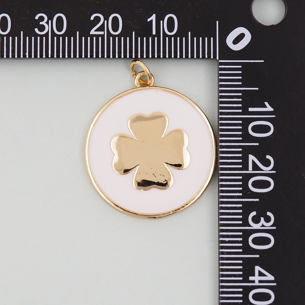 Gold Flower Charms,18K Gold Filled Flower Pendant,Round Flower Charm Bracelet Necklace for DIY Jewelry Making Supply
