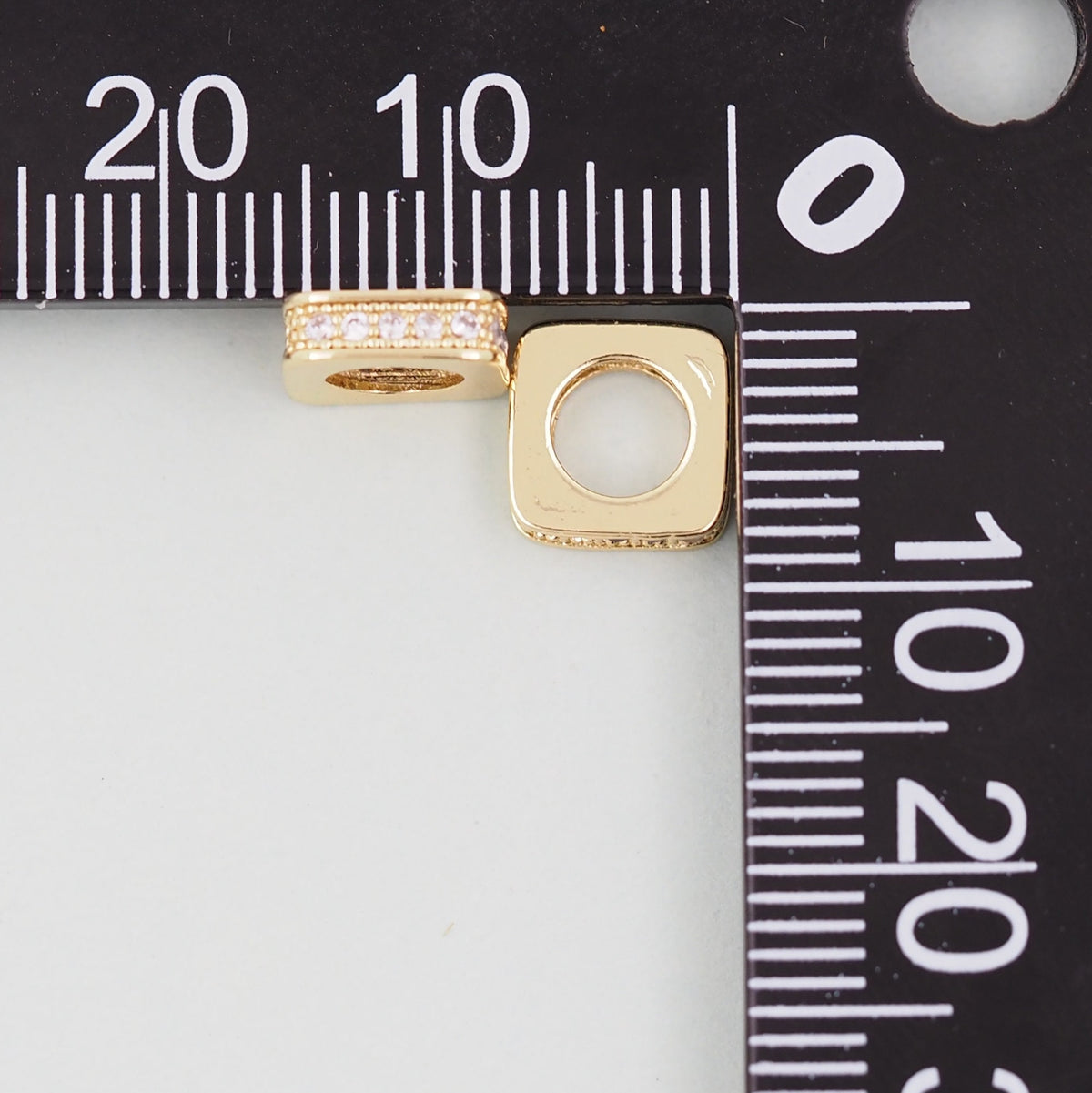 18K Gold Filled Square Spacer Beads for Jewelry Making