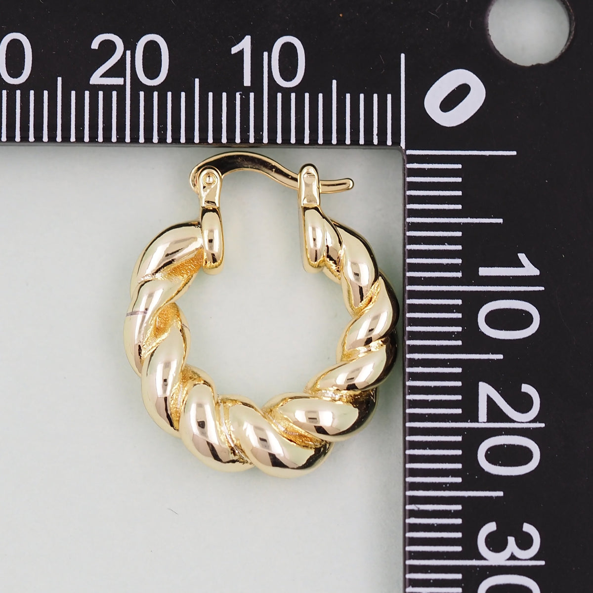 18K Gold Filled Huggie Hoop Earrings for Jewelry Making