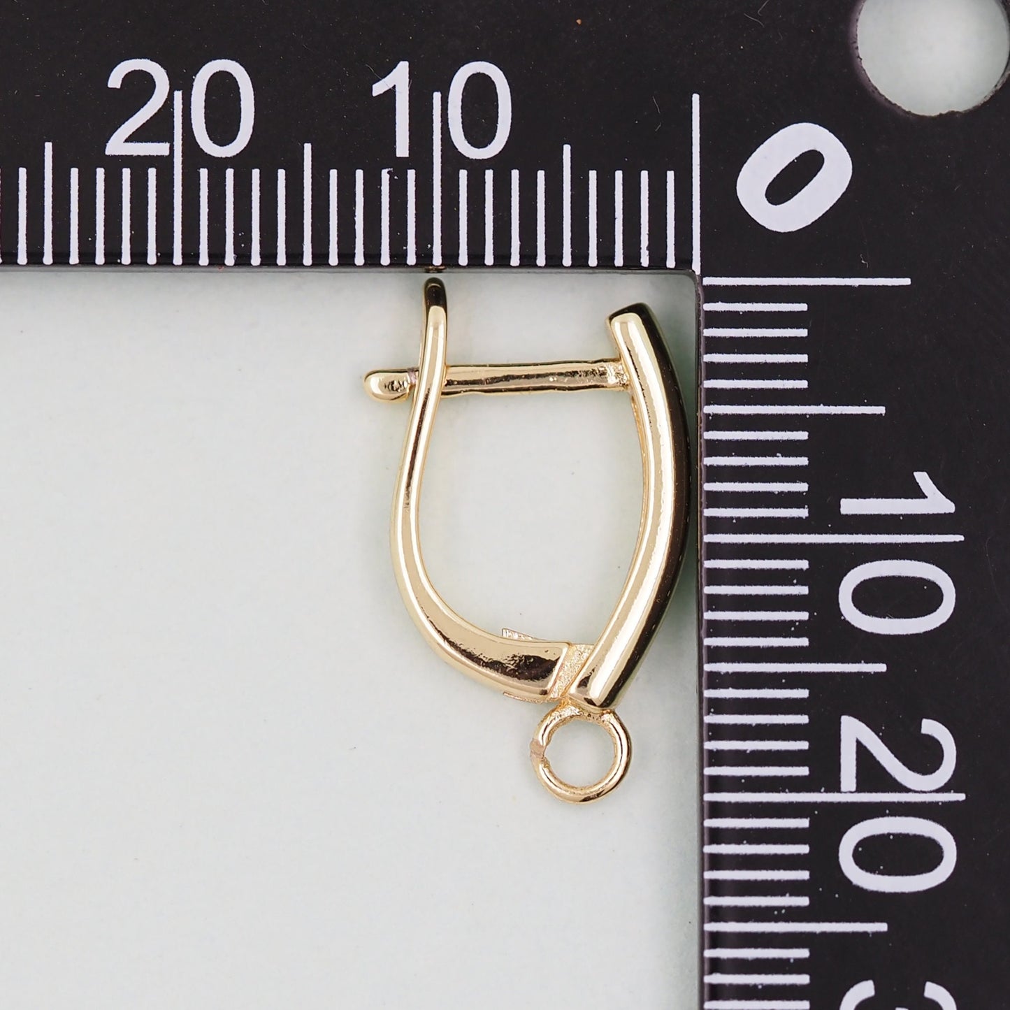 1pair 18K Gold Filled earring components,Gold Earrings,Dainty Hoops Huggie,Gold Huggies Hoop Earrings