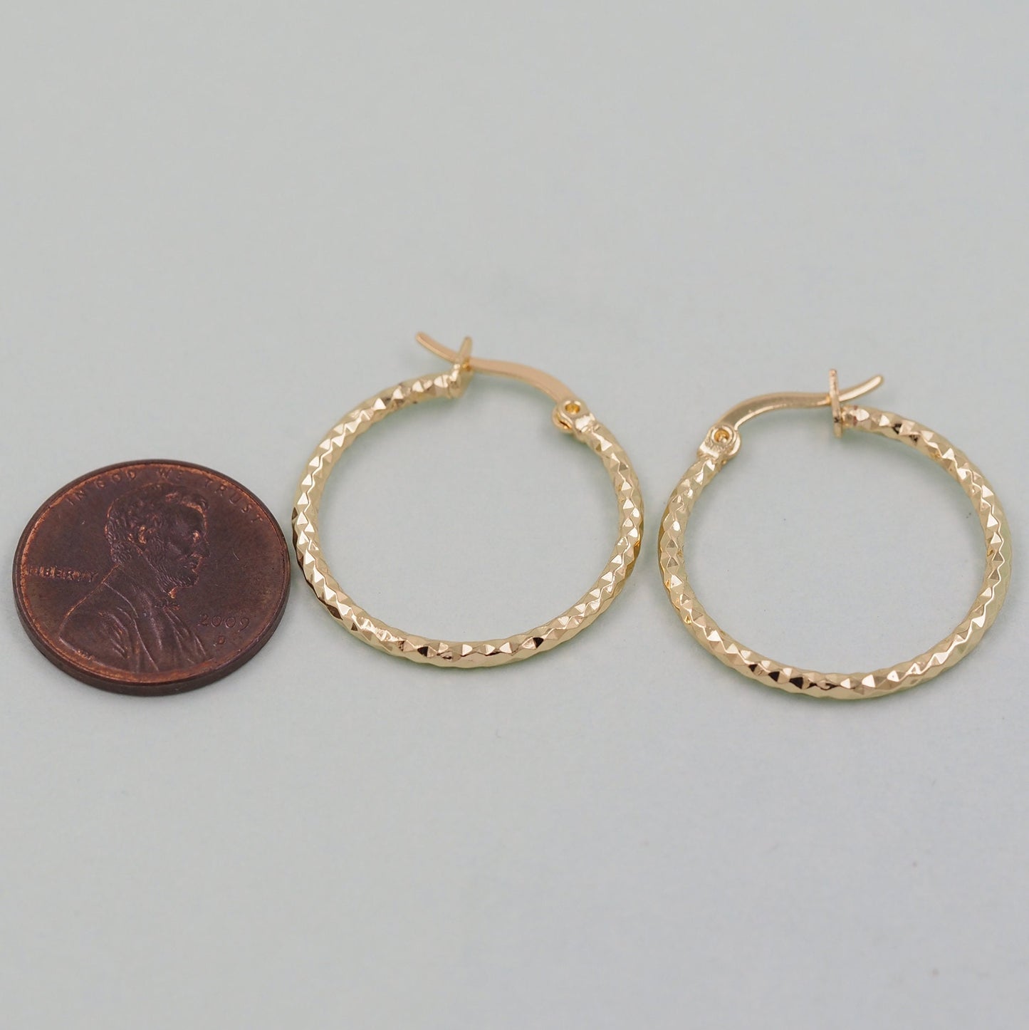 1pair 18K Gold Filled thin Hoops Earrings,Gold Earrings,Dainty Hoops Huggie,Gold Huggies Hoop Earrings 25mm