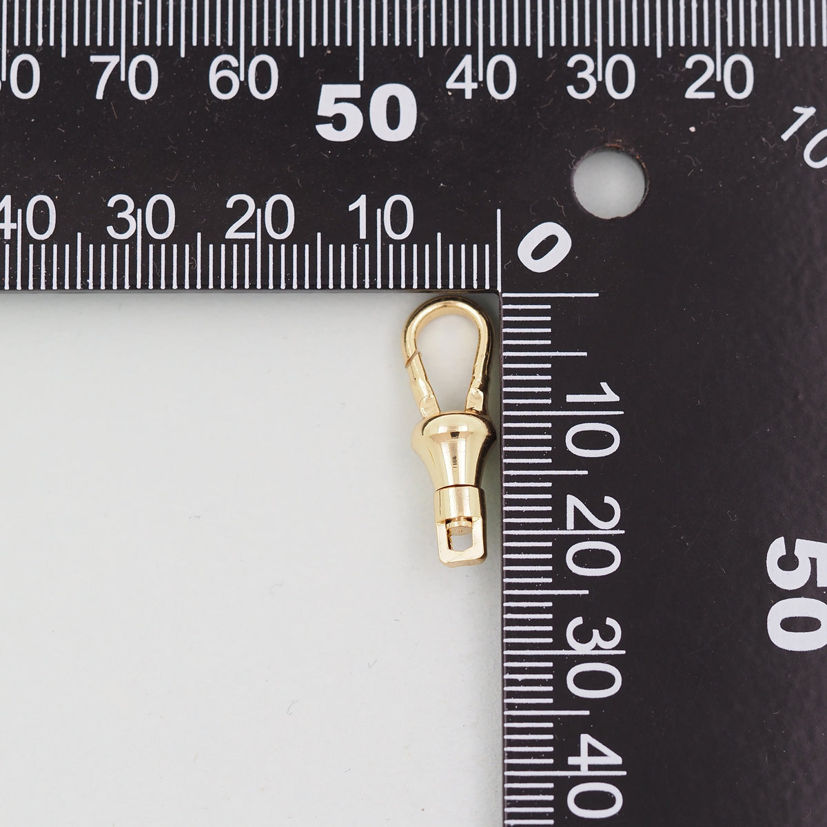 18K Gold Filled Oval Clasp for Jewelry Making