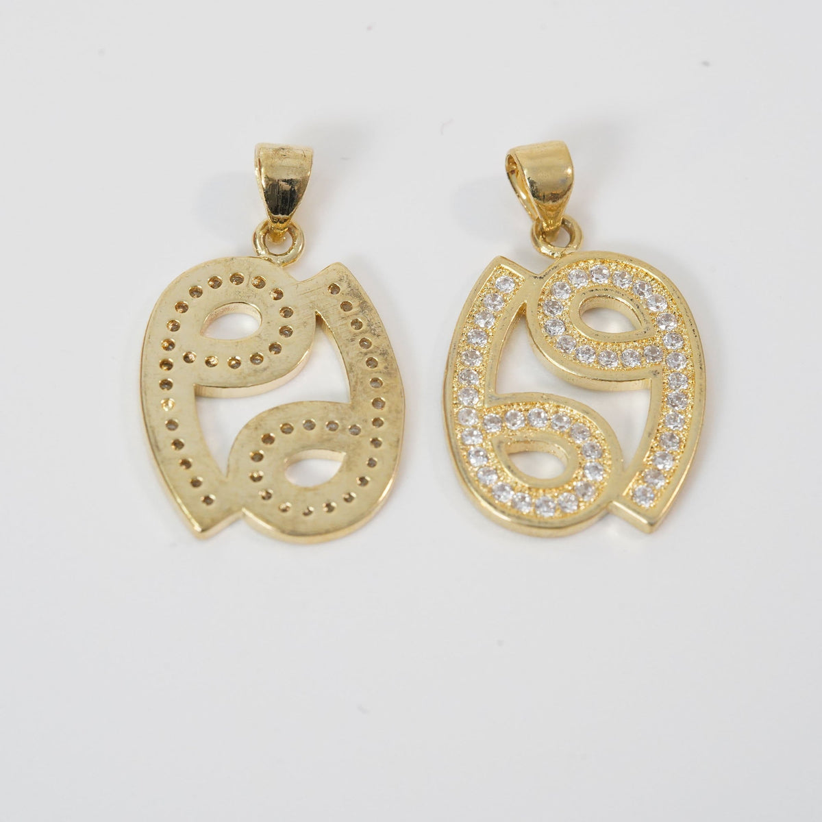 18K Gold Filled Charm Pendant for Jewelry Making