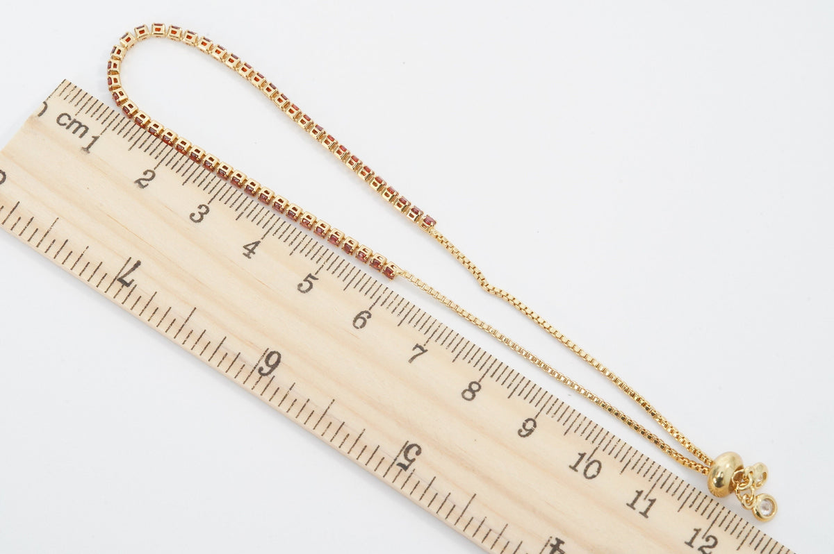 Gold Adjustable Chain,18K Gold Filled Slider Bracelet,Half-finished Adjustable Bracelet,Semi Finished Bracelets,Bracelets for