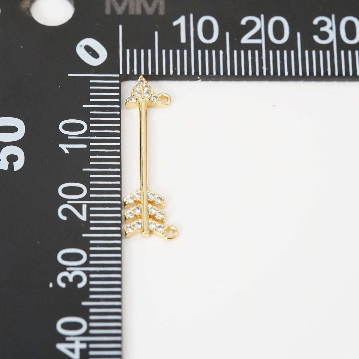 Gold Arrow Charms,18K Gold Filled Arrow Pendant,Arrow Charm Bracelet Necklace for DIY Jewelry Making Supply