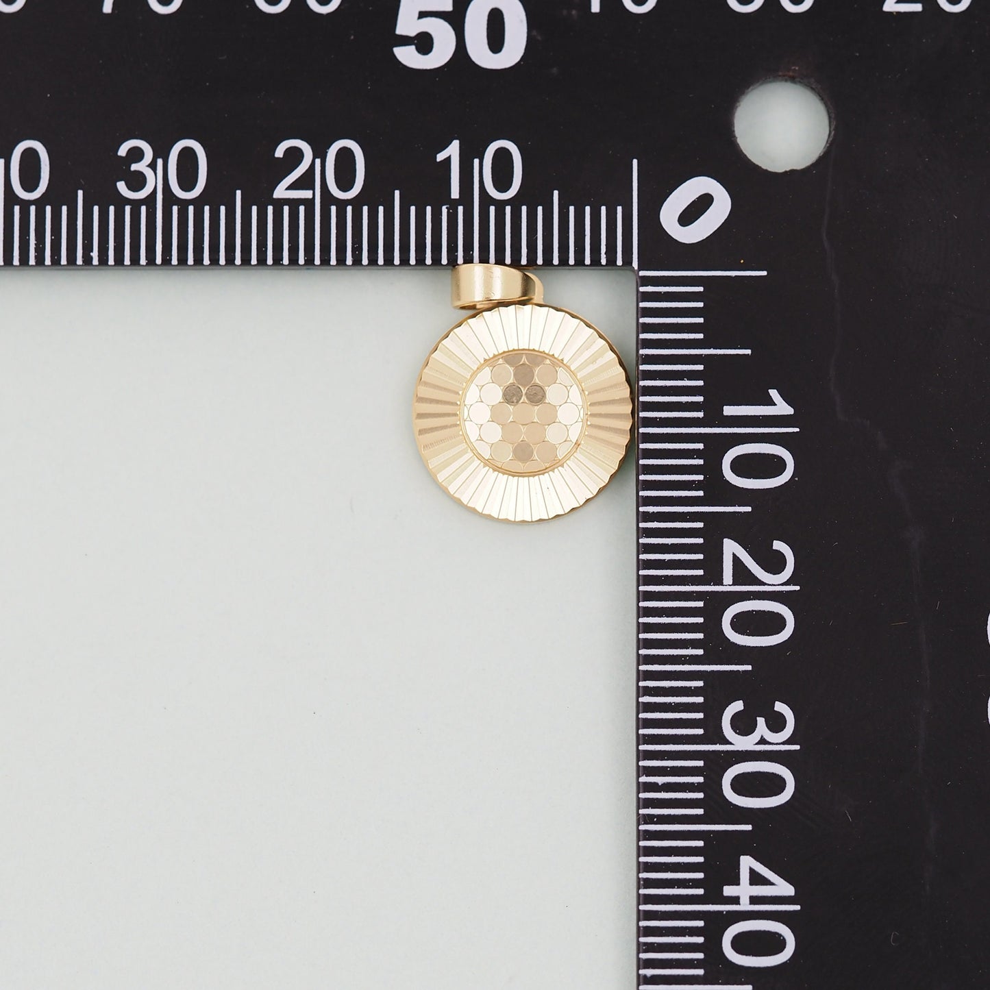 Gold Sun Charms,18K Gold Filled Sun Pendant,Stainless Steel Round Sun Charm Bracelet Necklace for DIY Jewelry Making Supply