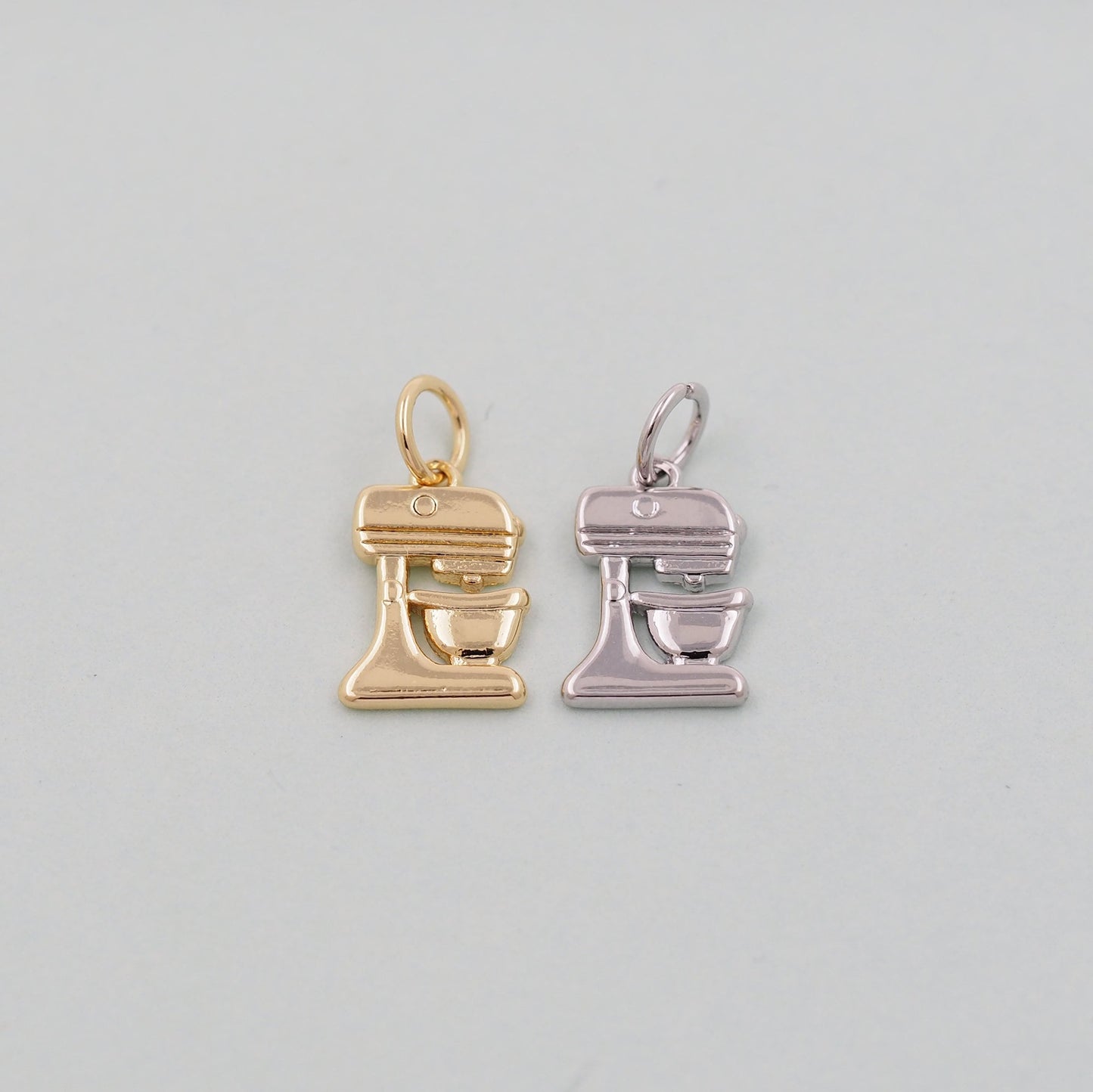 Gold Coffee machine Charms,18K Gold Filled Coffee machine Pendant Charm Bracelet Necklace for DIY Jewelry Making Supply