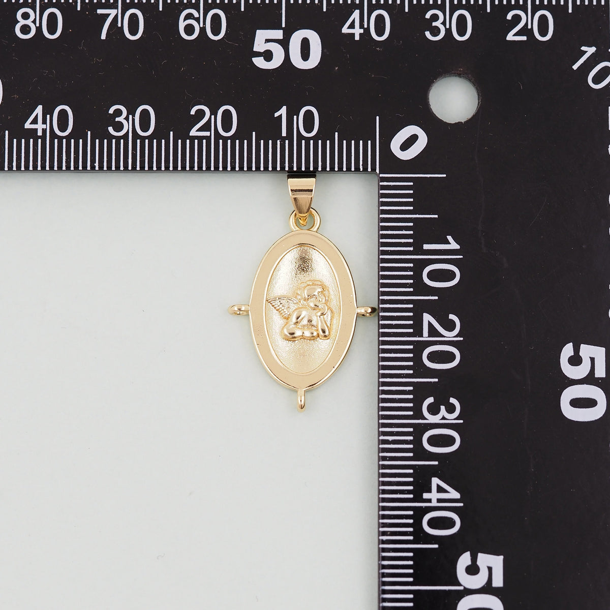 18K Gold Filled Angel Charm Pendant for Jewelry Making