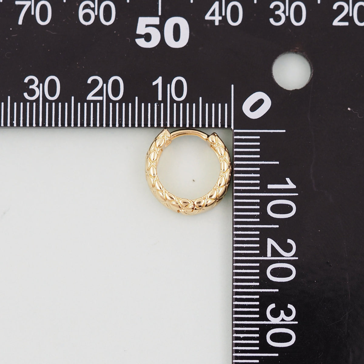 18K Gold Filled Huggie Hoop Earrings for Jewelry Making