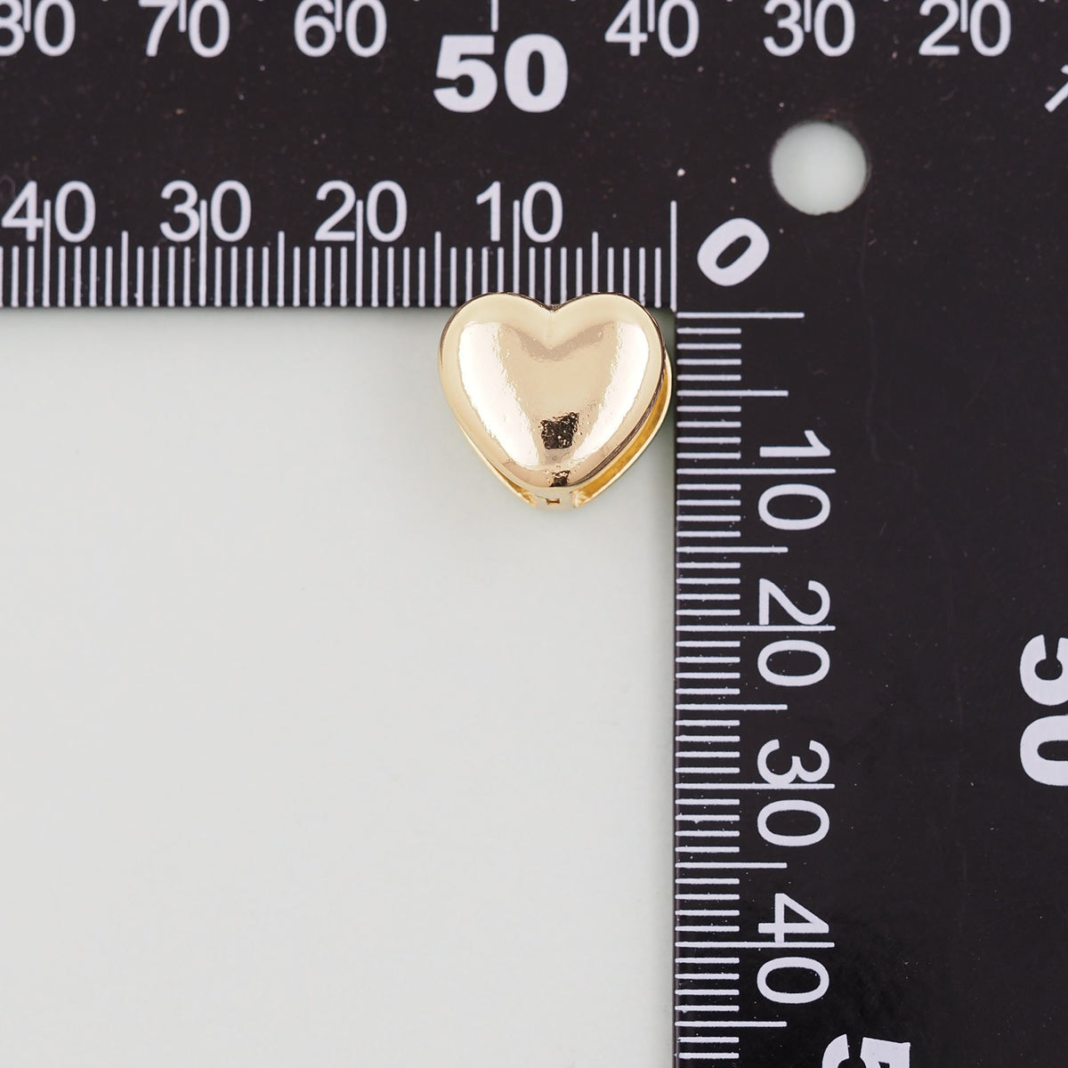18K Gold Filled Heart Hoop Earrings for Jewelry Making