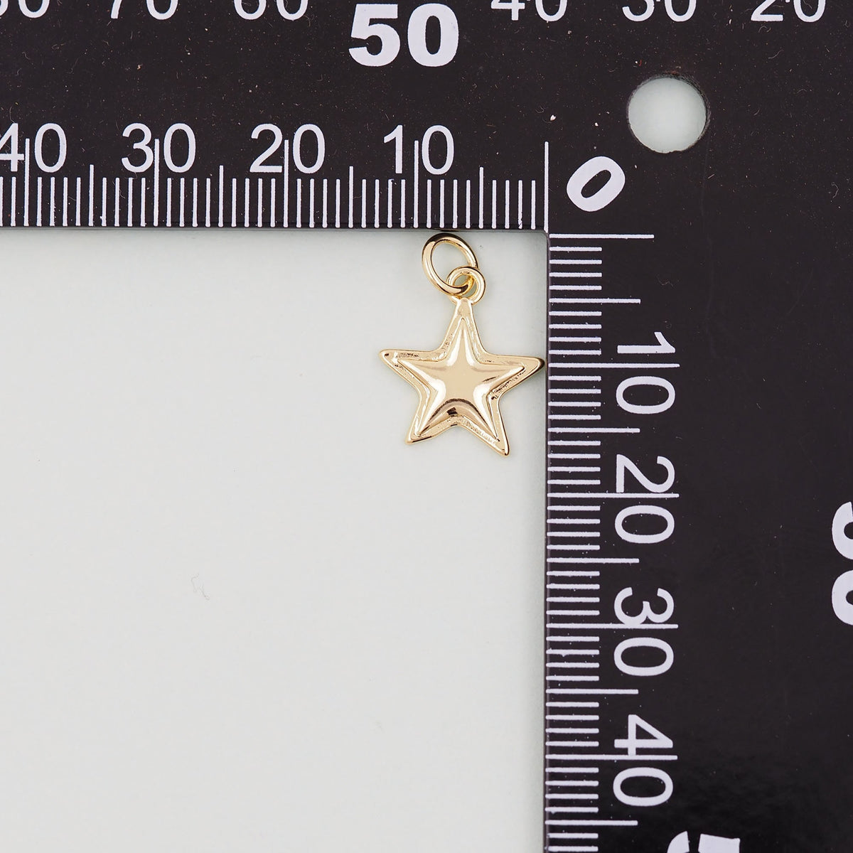 18K Gold Filled Star Charm Pendant for Jewelry Making