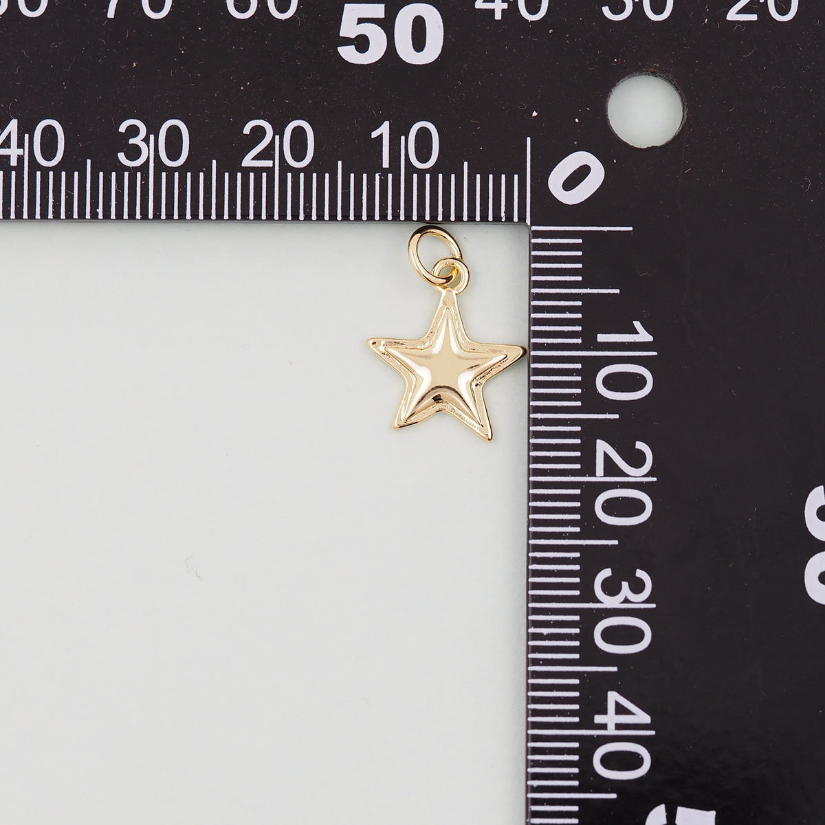 Gold Star Charms,18K Gold Filled Star Pendant,Silver Star Charm Bracelet Necklace for DIY Jewelry Making Supply