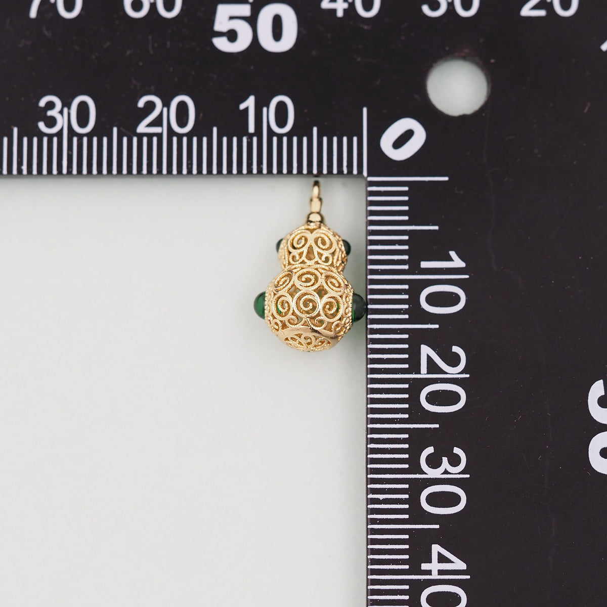 Gold gourd Charms,18K Gold Filled gourd Pendant,gourd Charm Bracelet Necklace for DIY Jewelry Making Supply