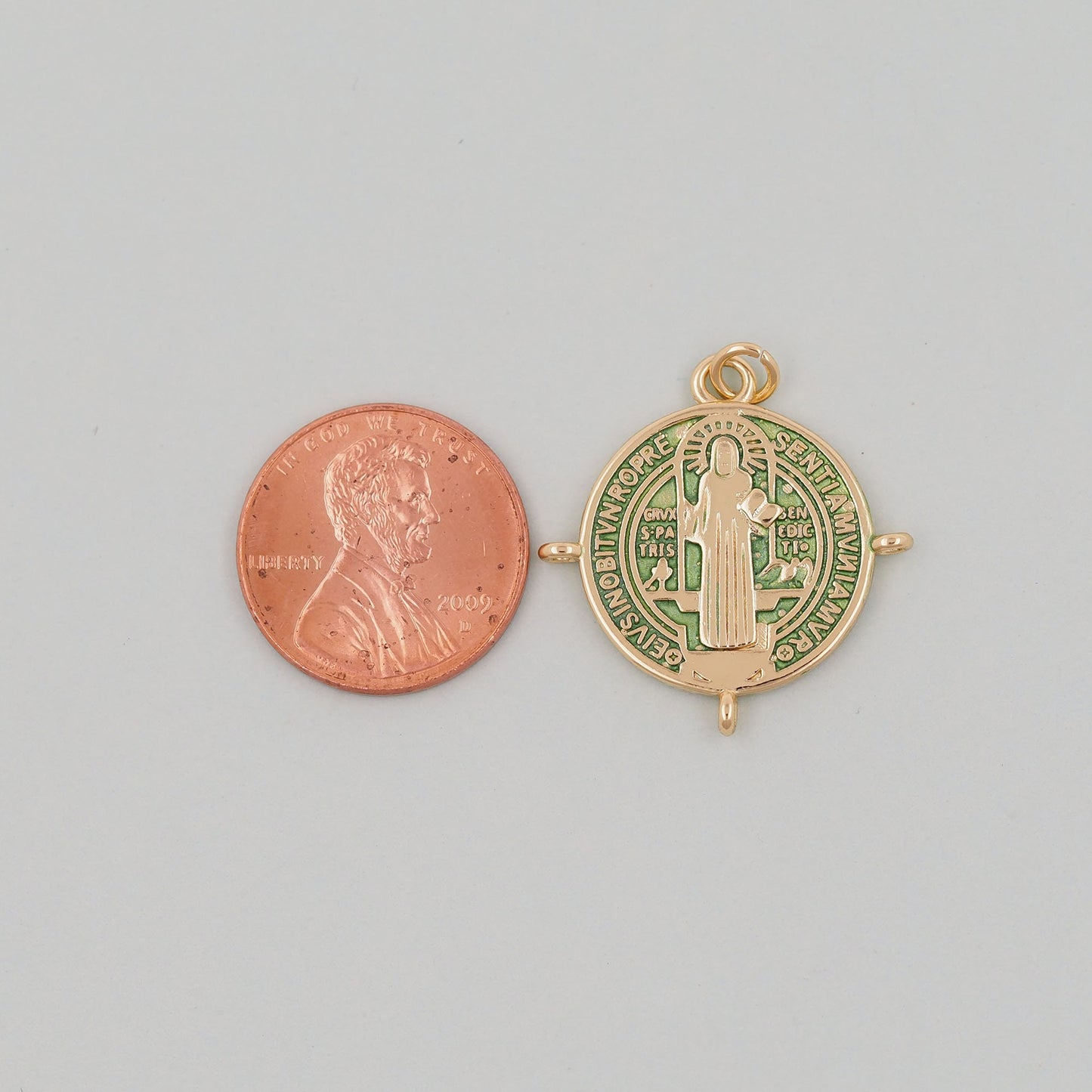 Gold Jesus Charms,18K Gold Filled Pendant,Jesus Charm Bracelet Necklace for DIY Jewelry Making Supply