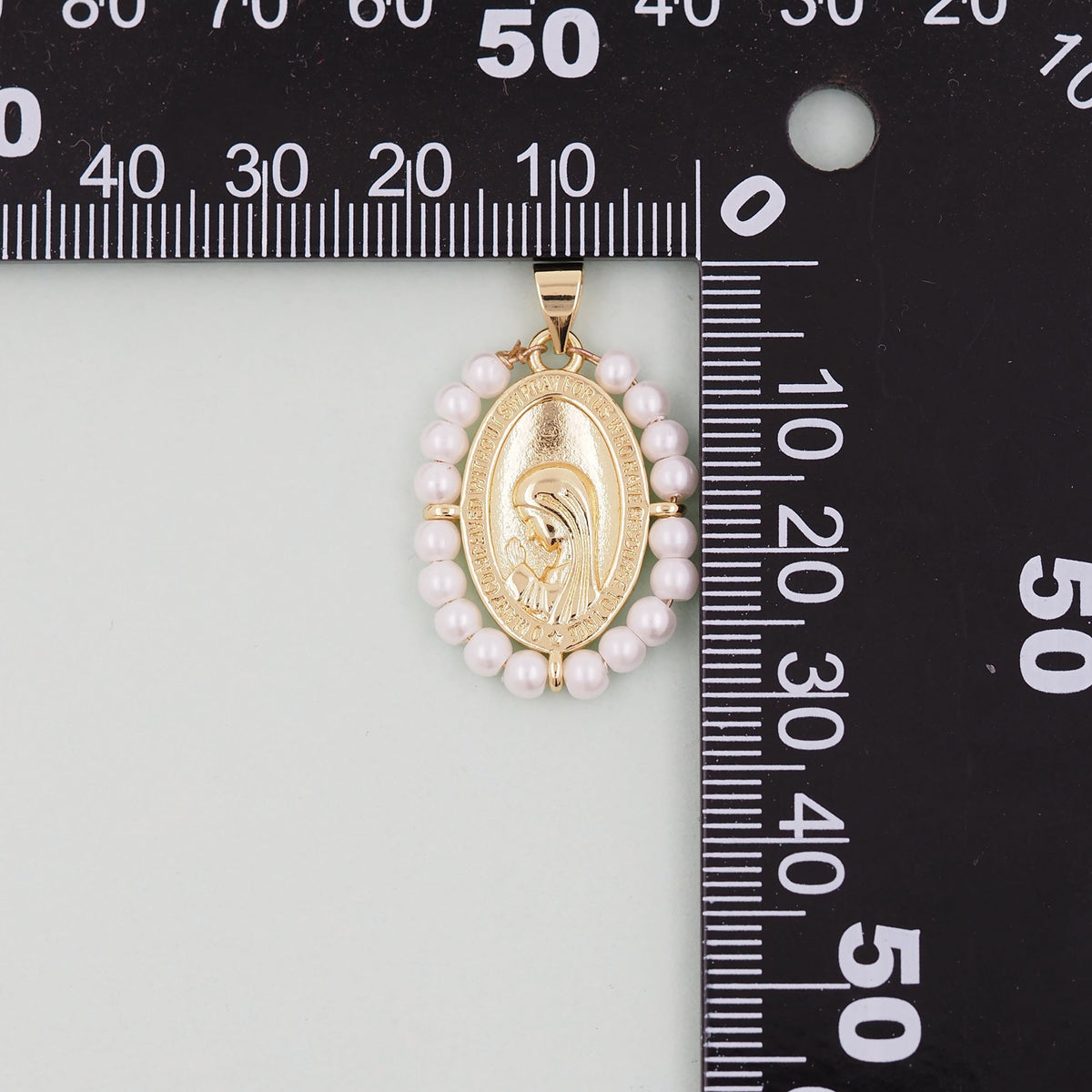 Gold Pray virgin mary Charms,18K Gold Filled pray Our Lady Pendant Bracelet Necklace for DIY Jewelry Making Supply