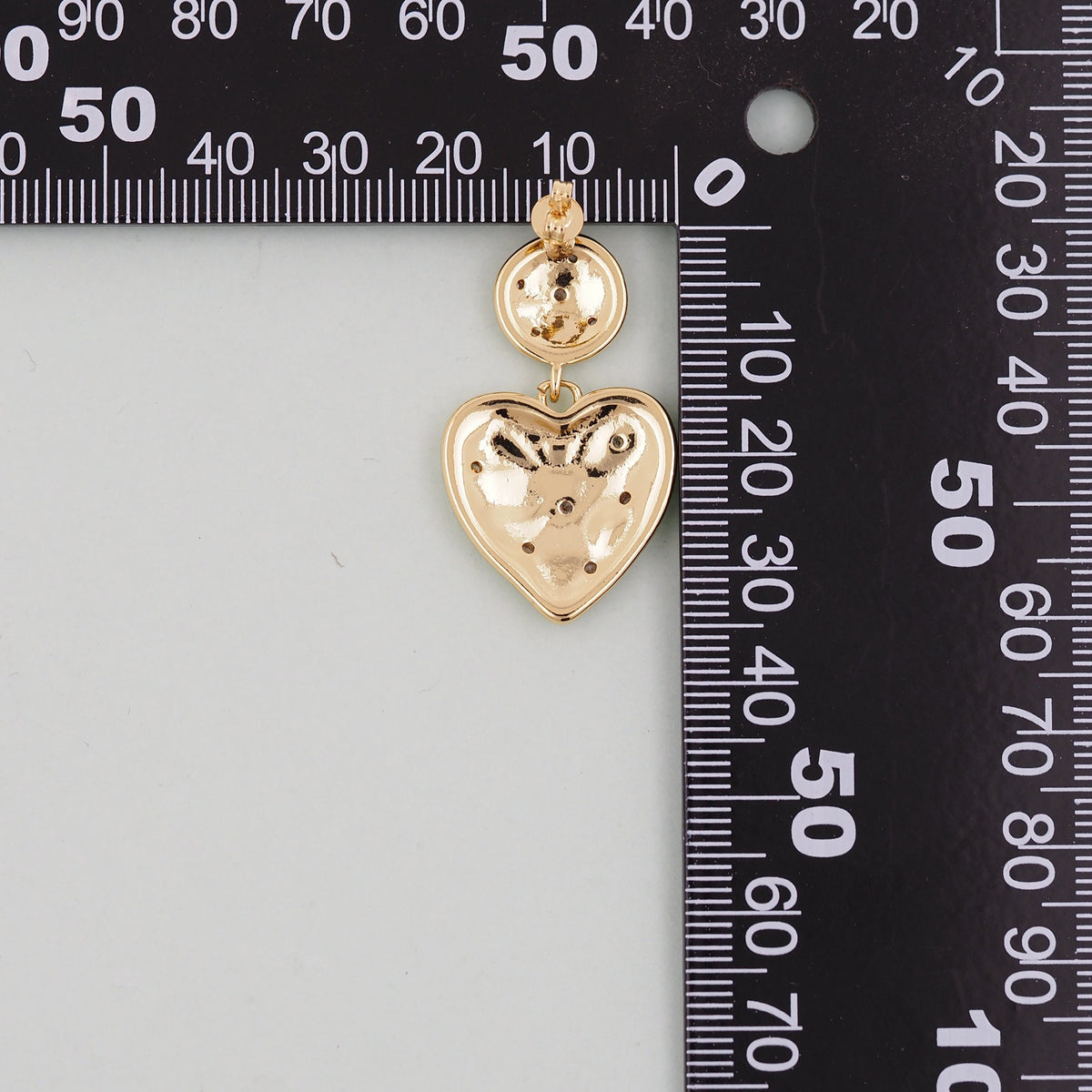 1pair 18K Gold Filled Heart Earrings,Gold Earrings,Dainty Earrings