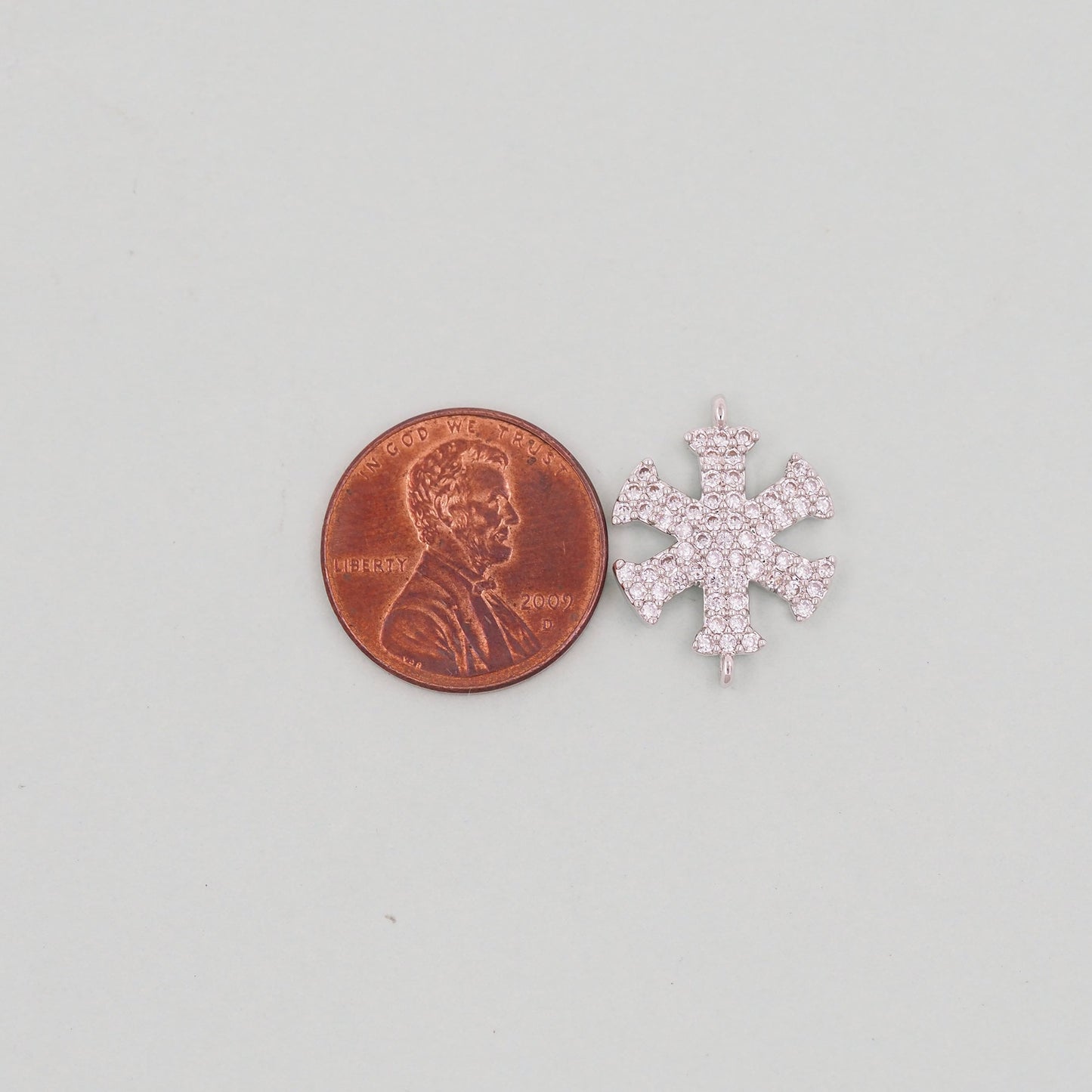 Gold snowflake Charms,18K Gold Filled snowflake Pendant Charm Bracelet Necklace for DIY Jewelry Making Supply