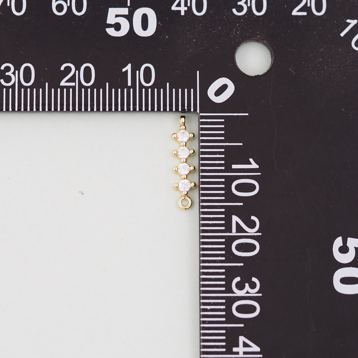 Gold Round strip Connector Charms,18K Gold Filled Round Pendant,Round Charm Bracelet Necklace for DIY Jewelry Making Supply