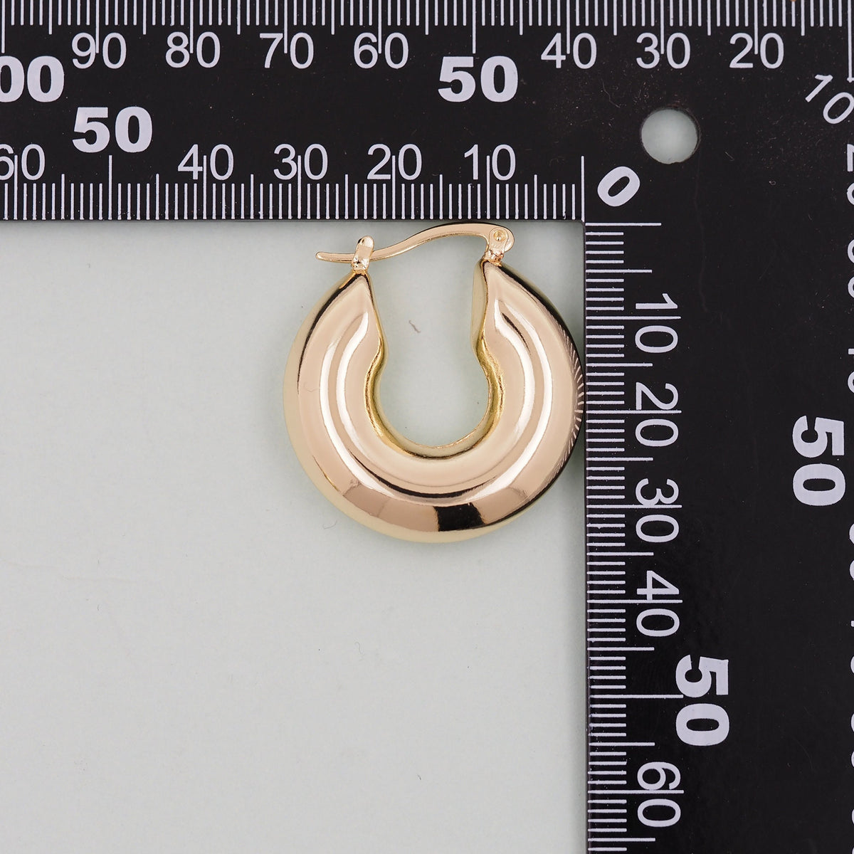 18K Gold Filled Huggie Hoop Earrings for Jewelry Making