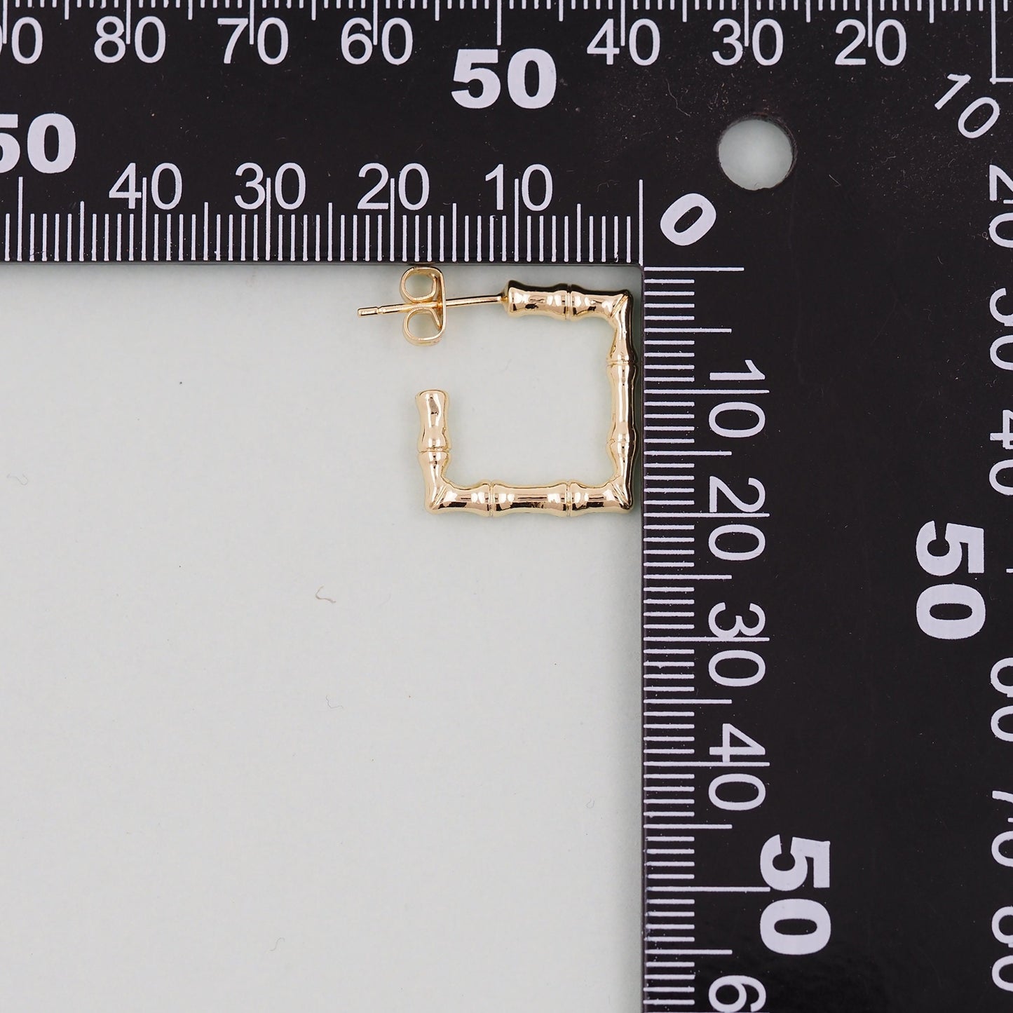 1pair 18K Gold Filled Square Hoops Earrings,Gold rectangle Earrings,Dainty Hoops Huggie,Gold Huggies Hoop Earrings