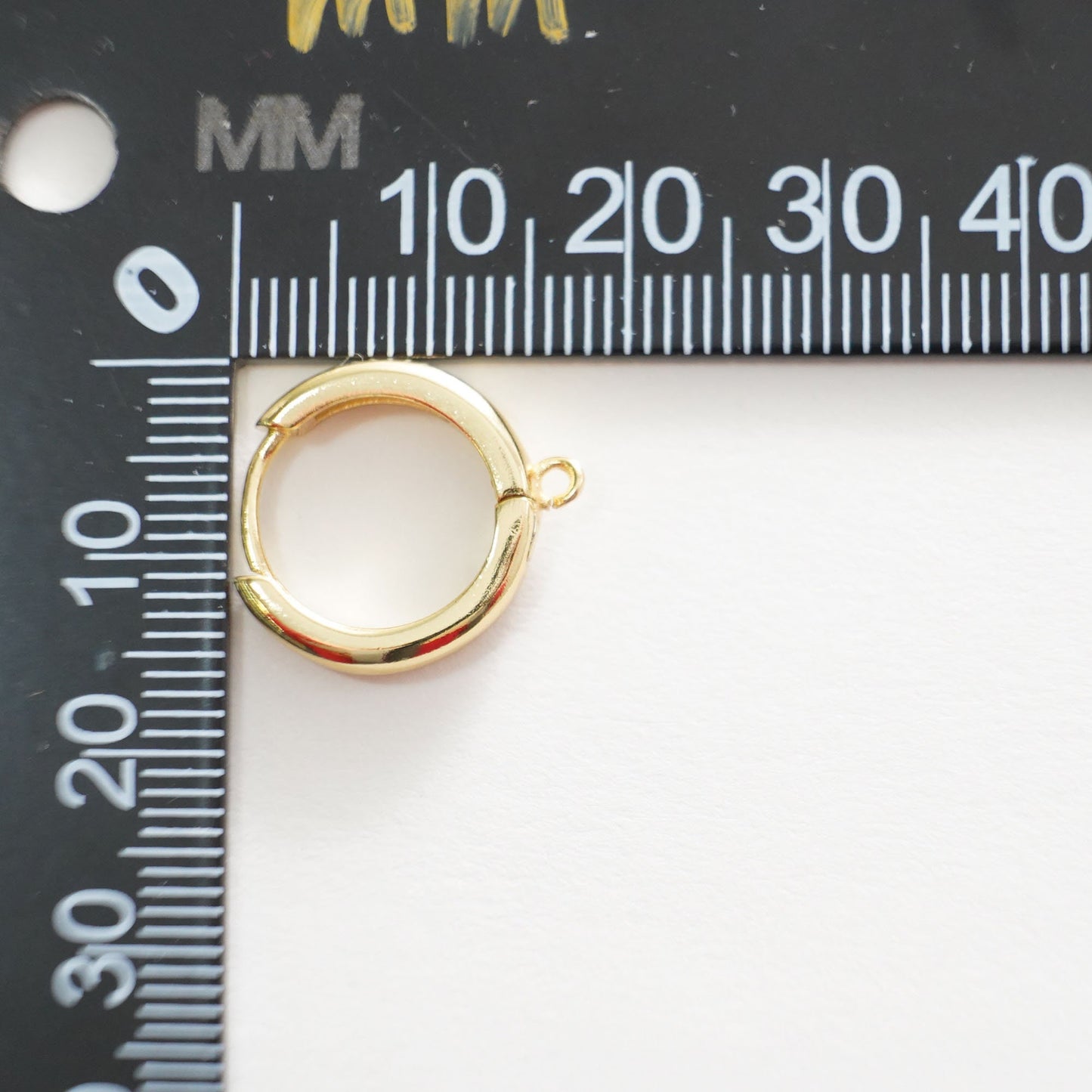 1pair 18K Gold Filled Hoops earring components,Gold Earrings,Dainty Hoops Huggie,Gold Huggies Hoop Earrings