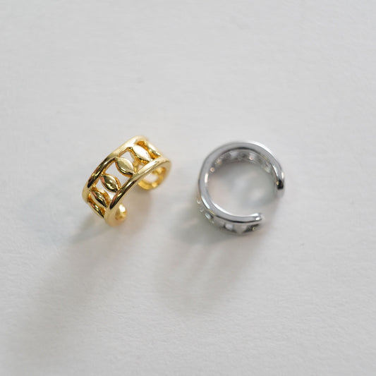 1pair 18K Gold Filled Dainty Hoop Earrings,Ear Cuff No Piercing,Cartilage Earring,Ear Wrap Earrings