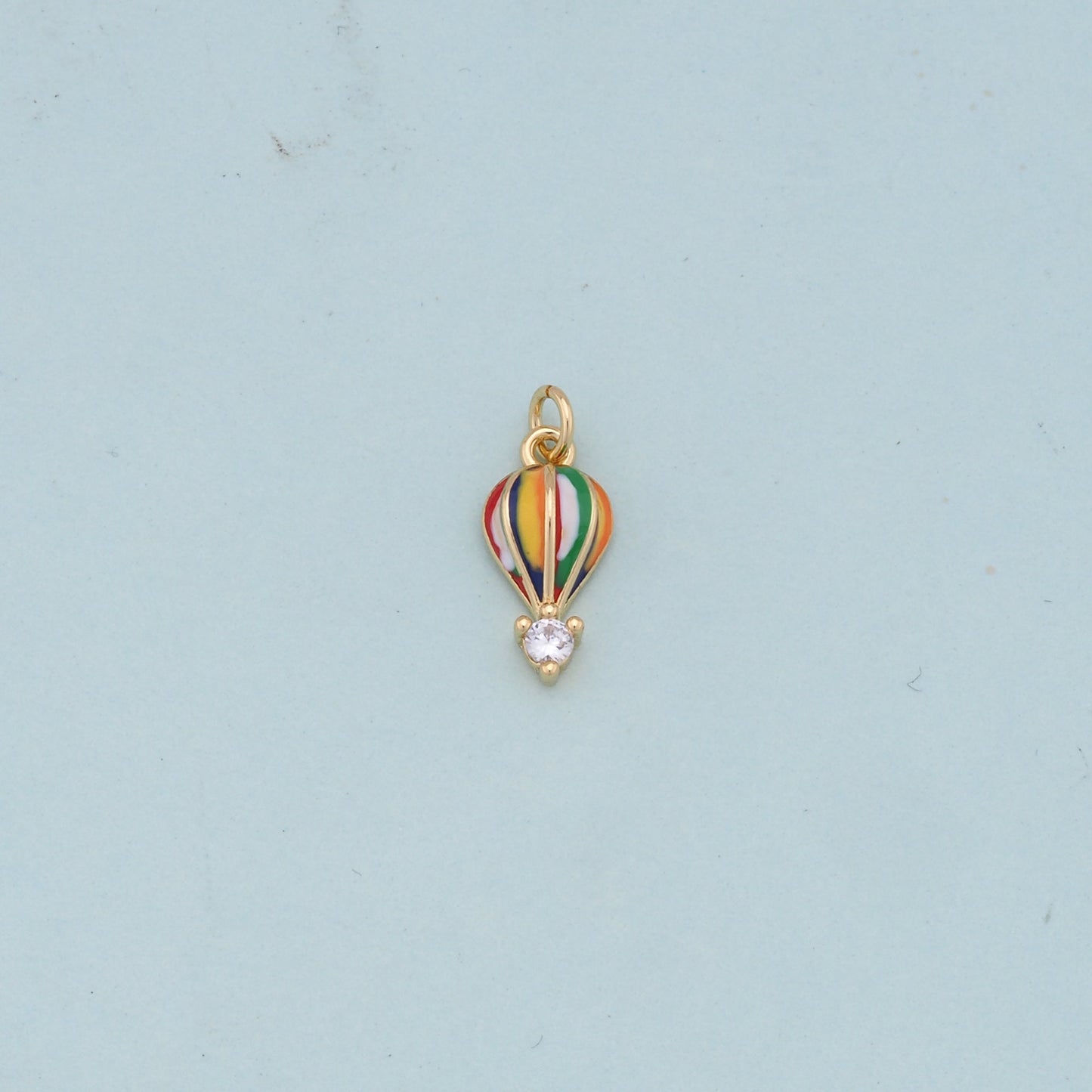 Gold balloon Charms,18K Gold Filled balloon Pendant,balloon Charm Bracelet Necklace for DIY Jewelry Making Supply