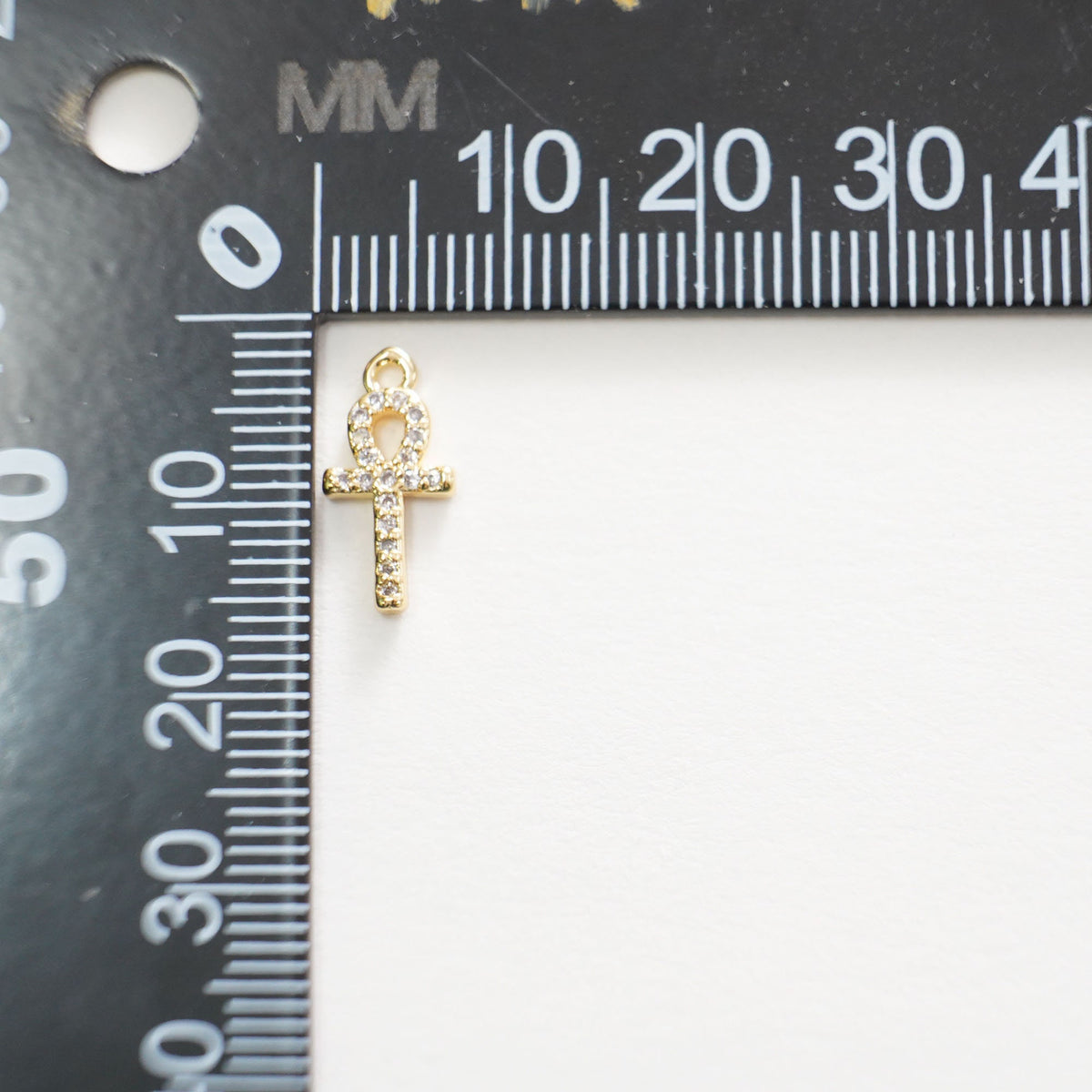 Gold Cross Charms,18K Gold Filled Cross Pendant,Silver Religious Charm Bracelet Necklace for DIY Jewelry Making Supply