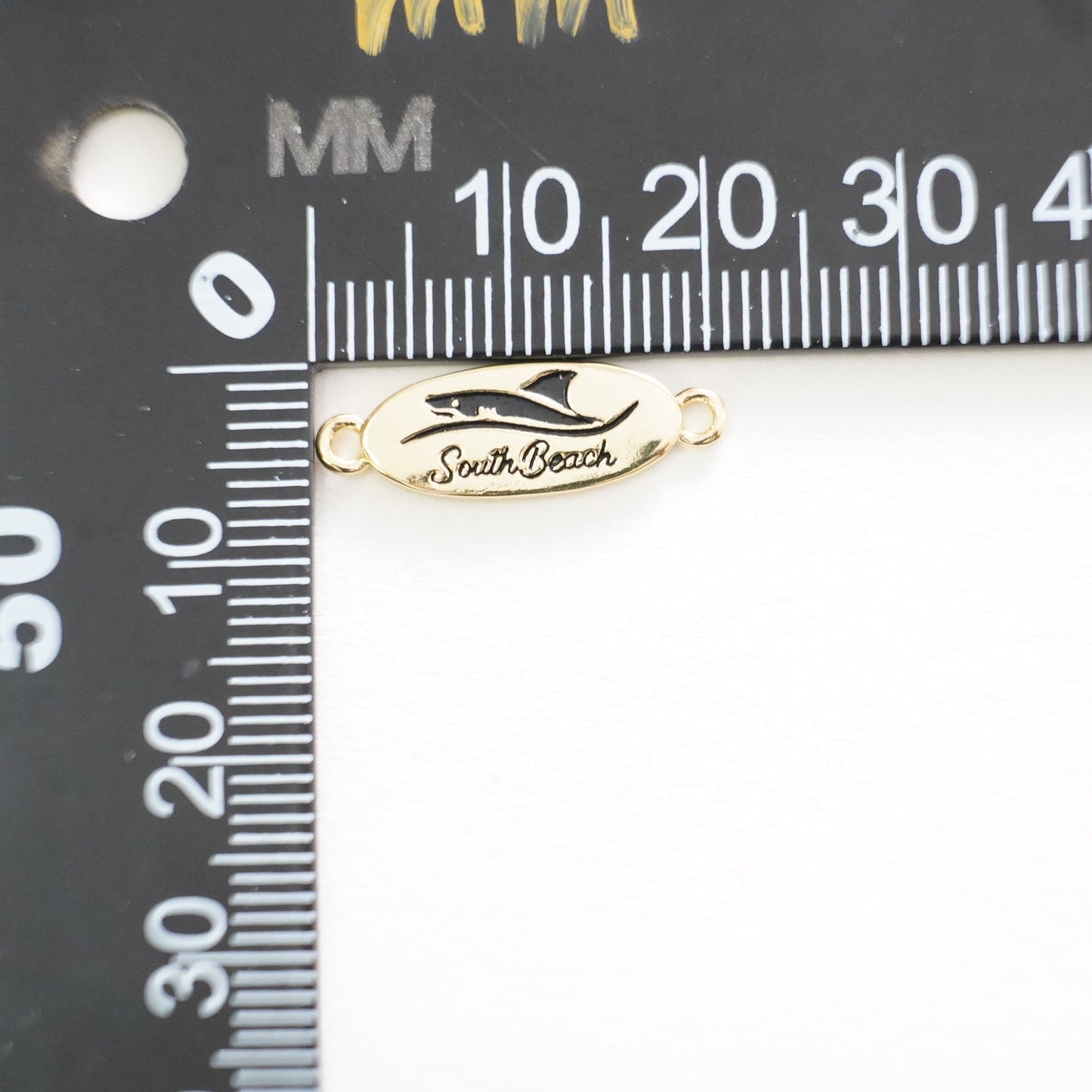 Gold Bar Connector Charms,18K Gold Filled Bar Pendant,Rectangle Charm Bracelet Necklace for DIY Jewelry Making Supply