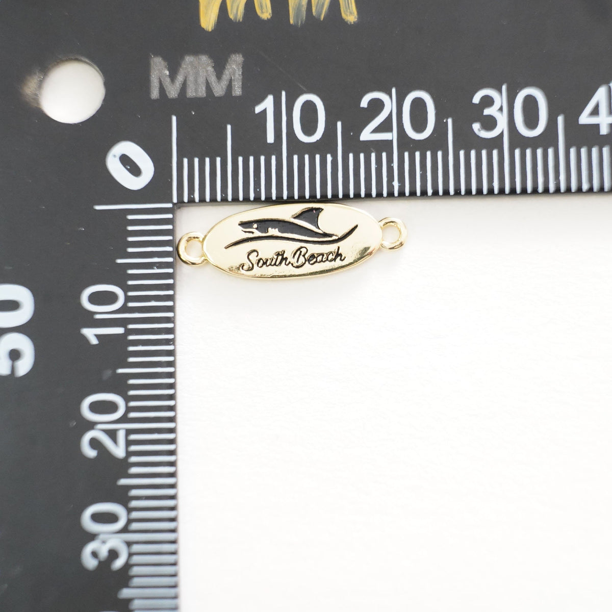Gold Bar Connector Charms,18K Gold Filled Bar Pendant,Rectangle Charm Bracelet Necklace for DIY Jewelry Making Supply